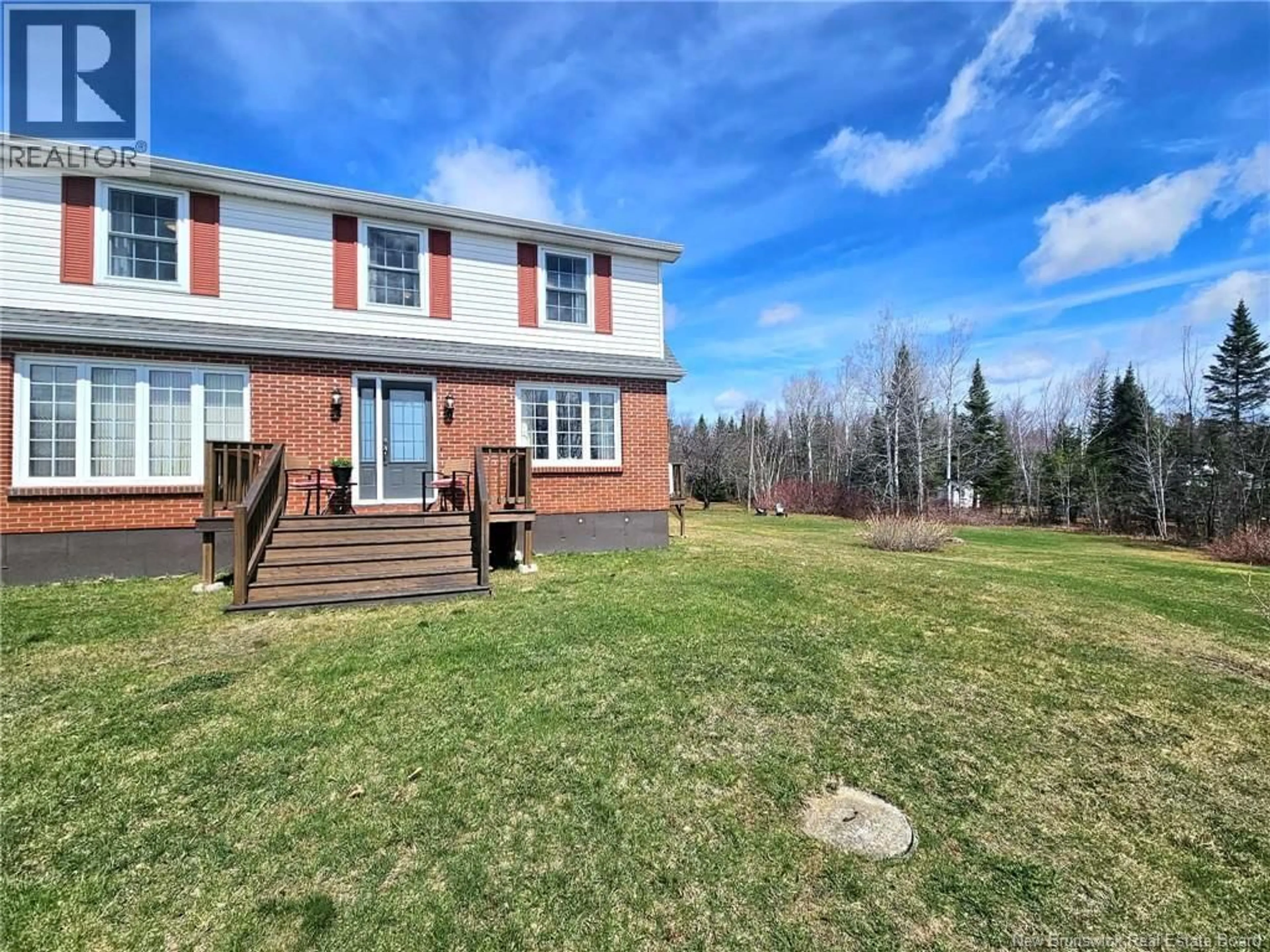 A pic from outside/outdoor area/front of a property/back of a property/a pic from drone, water/lake/river/ocean view for 450 PETRIE, North Tetagouche New Brunswick E2A4Y9