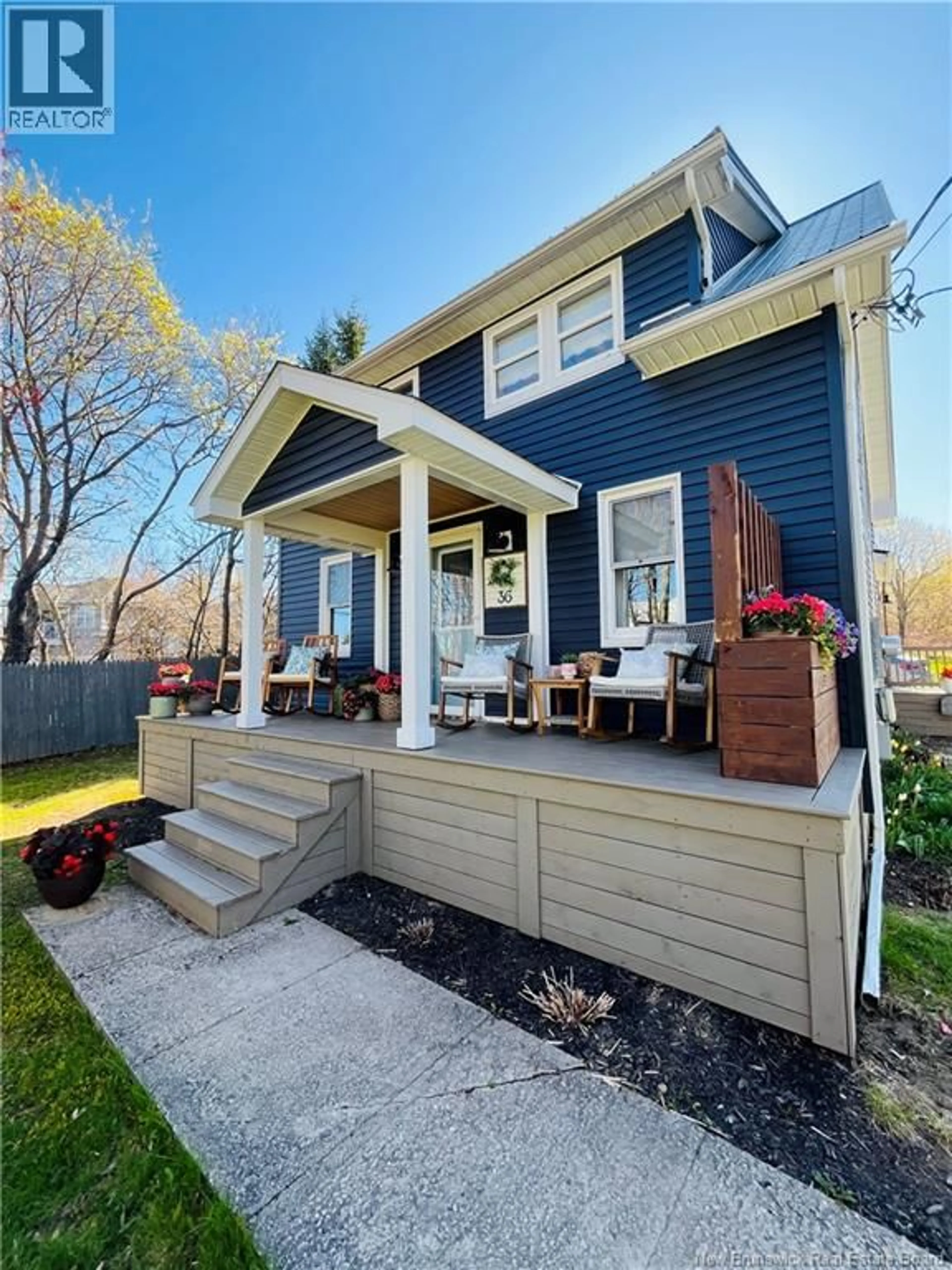 Home with vinyl exterior material, street for 36 ST. PATRICKS DRIVE, Miramichi New Brunswick E1N5V5