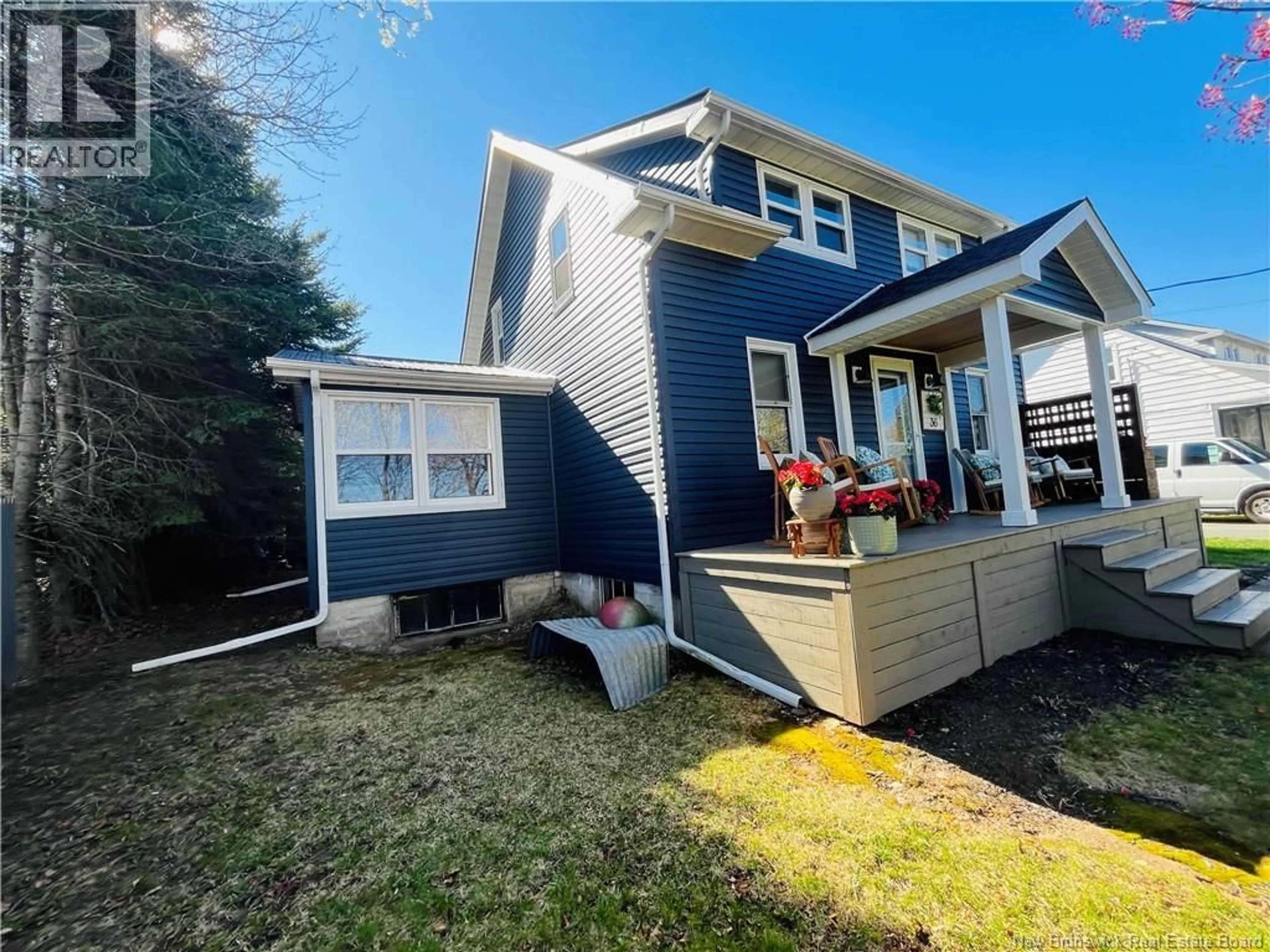 Home with vinyl exterior material, street for 36 ST. PATRICKS DRIVE, Miramichi New Brunswick E1N5V5