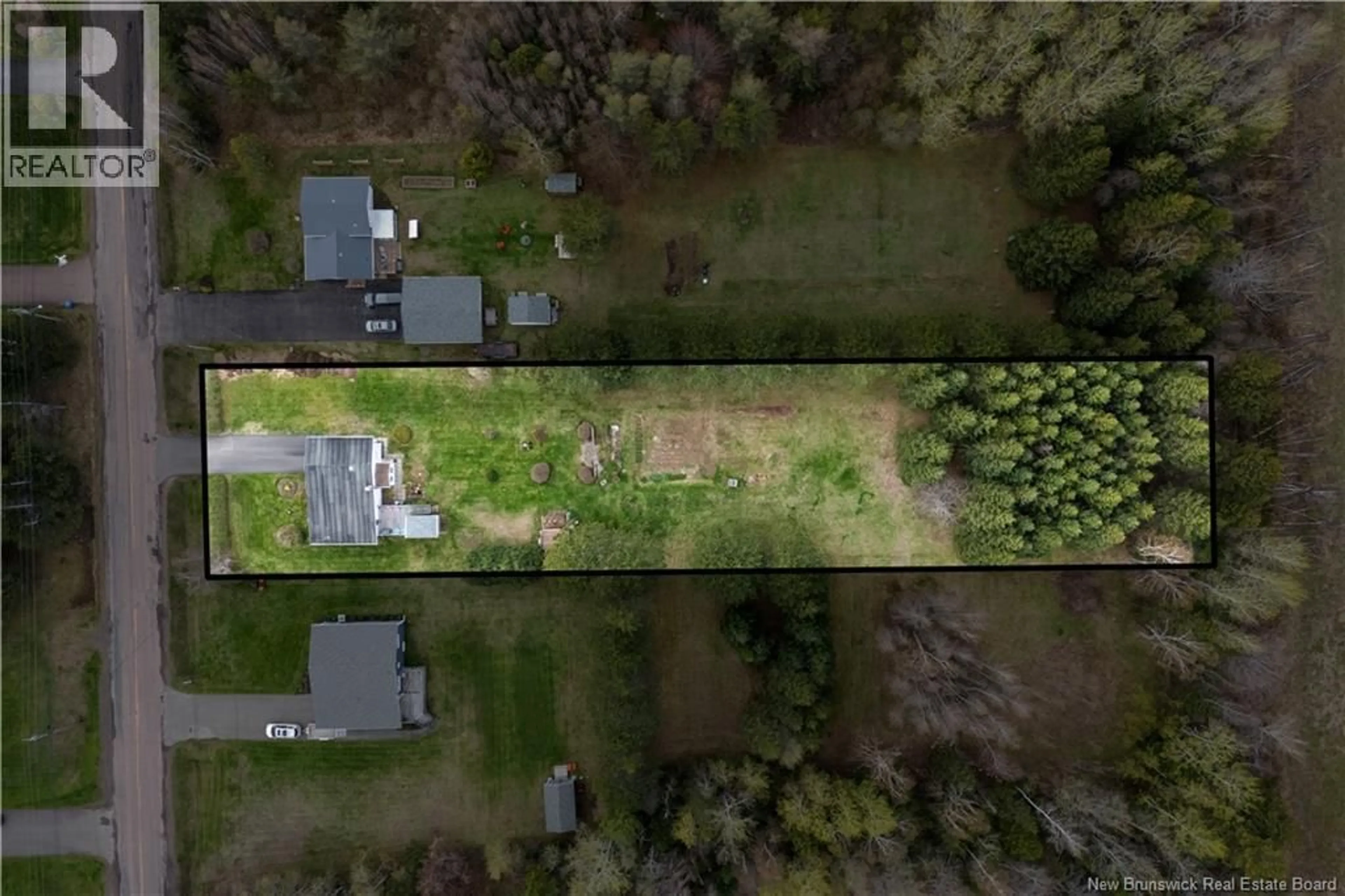 A pic from outside/outdoor area/front of a property/back of a property/a pic from drone, forest/trees view for 1952 SHEDIAC RIVER ROAD, Shediac River New Brunswick E4R1X8