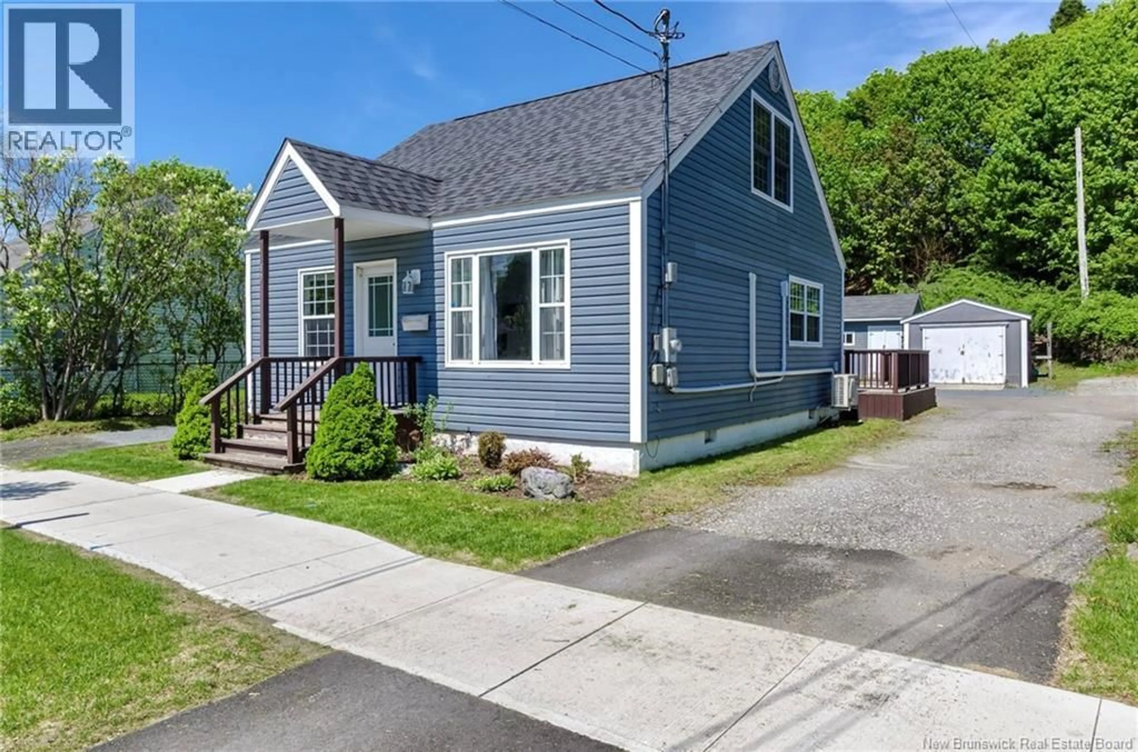 Home with vinyl exterior material, street for 57 WELLESLEY AVENUE, Saint John New Brunswick E2K2V5