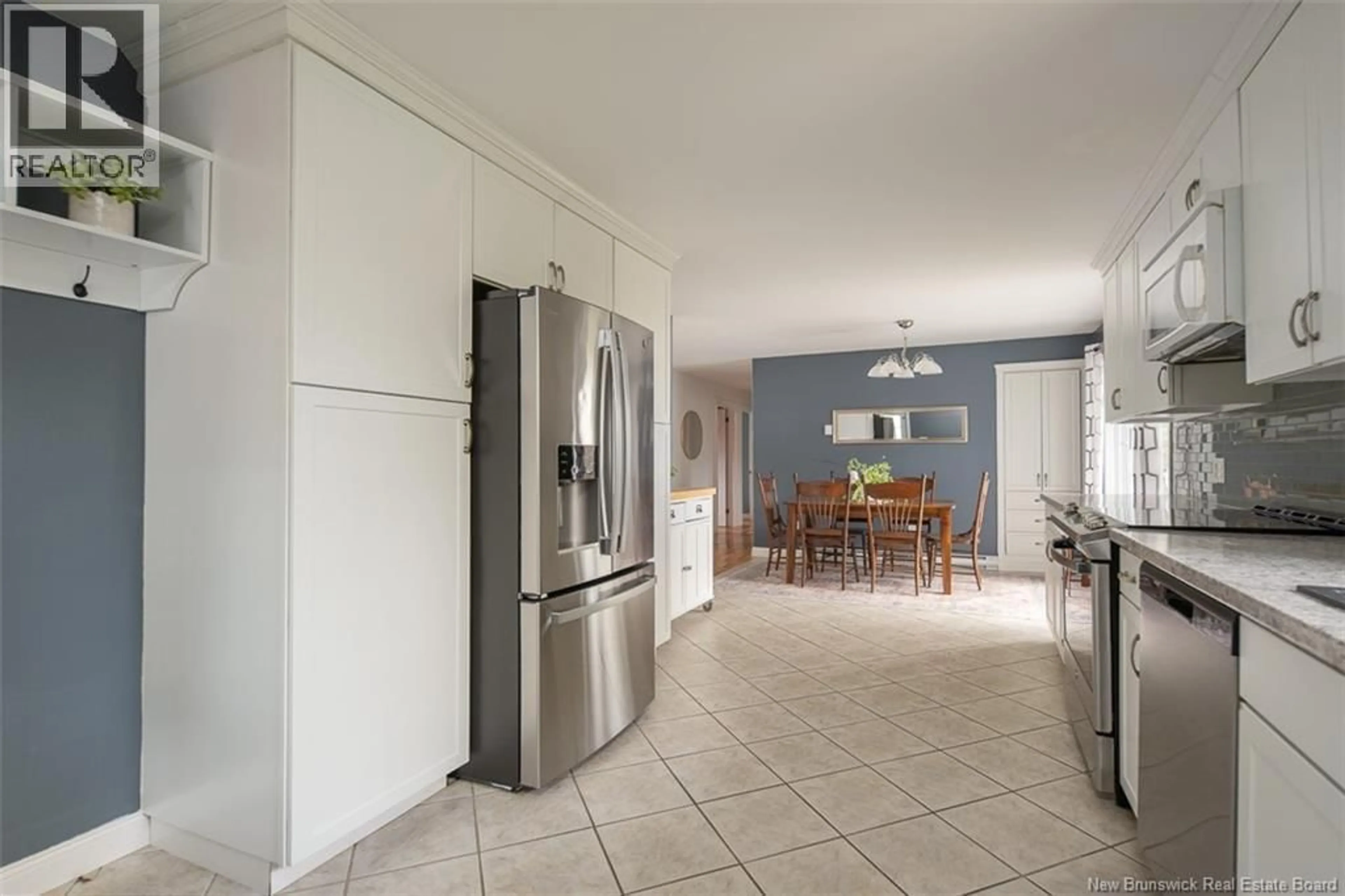Open concept kitchen, ceramic/tile floor for 122 BURPEE STREET, Fredericton New Brunswick E3A1M5