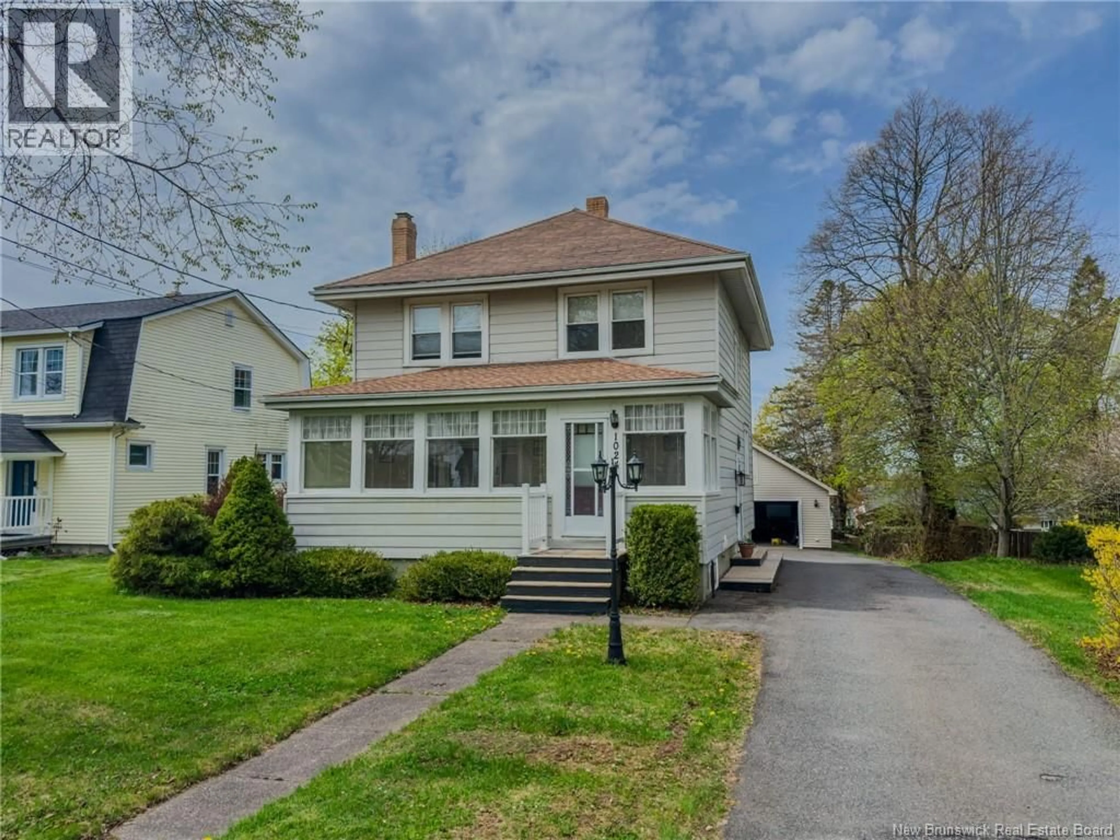 Home with vinyl exterior material, street for 1024 MANAWAGONISH ROAD, Saint John New Brunswick E2M3X3