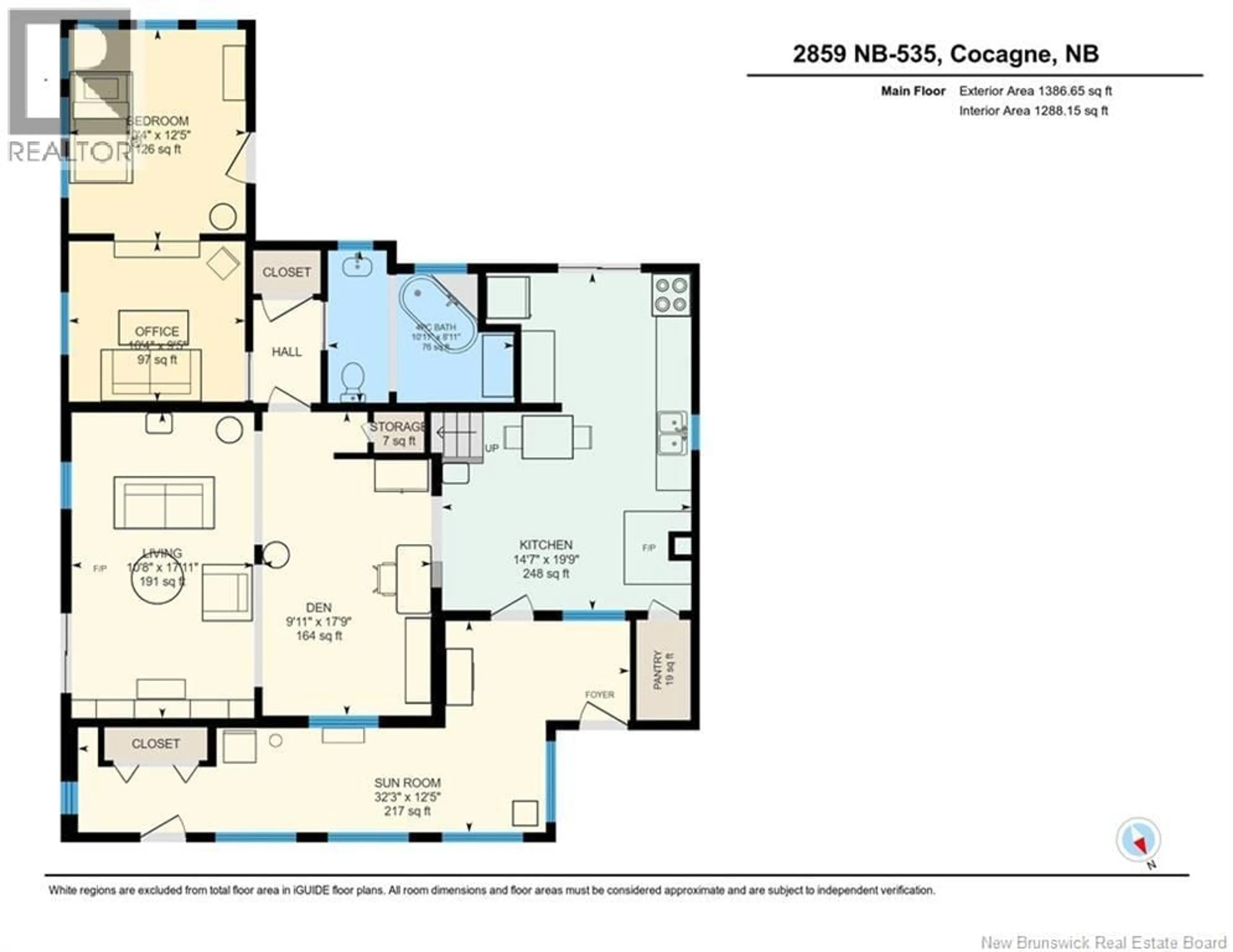 Floor plan for 2859 ROUTE 535, Cocagne New Brunswick E4R3E2