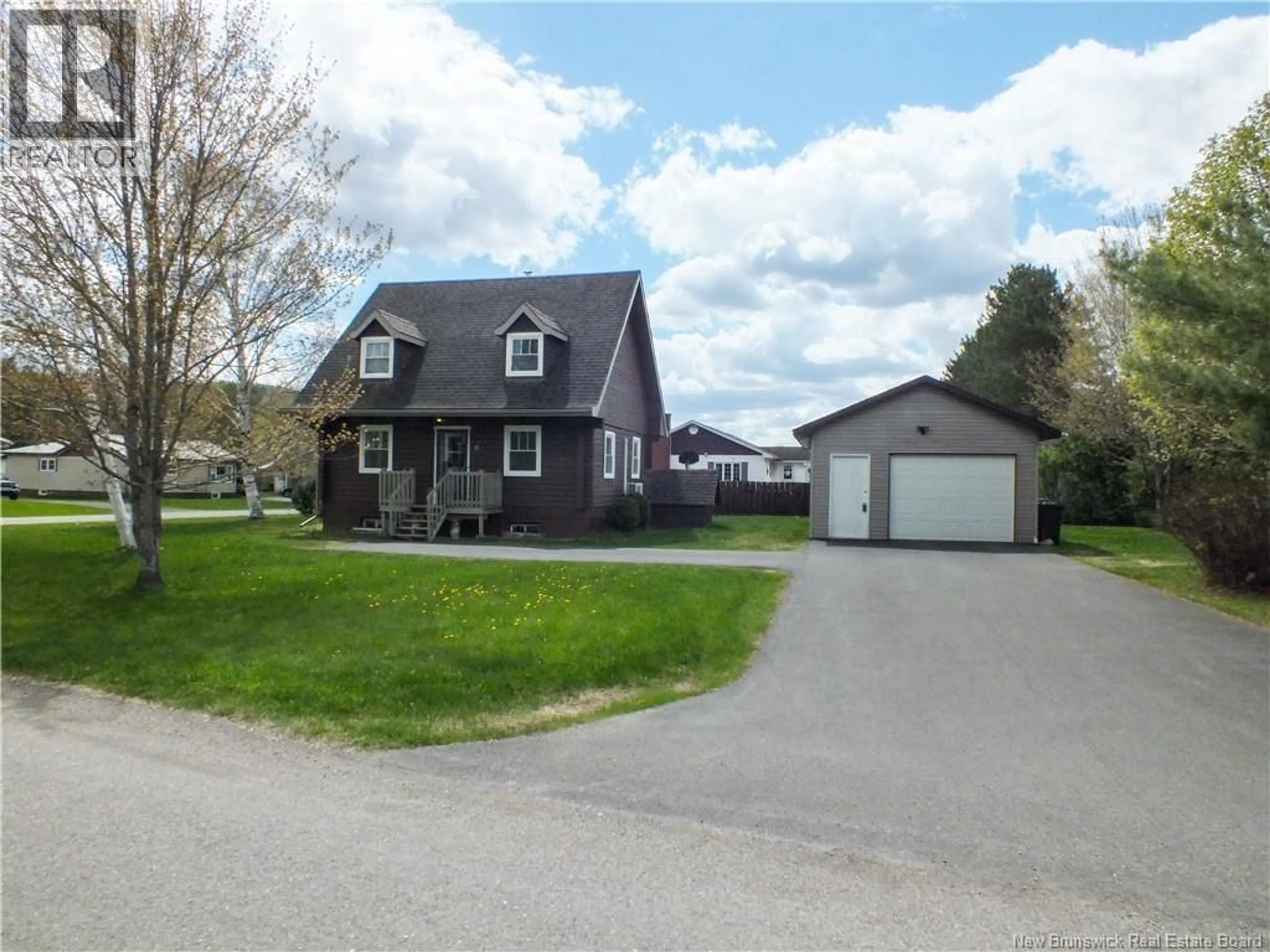 A pic from outside/outdoor area/front of a property/back of a property/a pic from drone, street for 8 CENTENNIAL ROW, Perth-Andover New Brunswick E7H1R5
