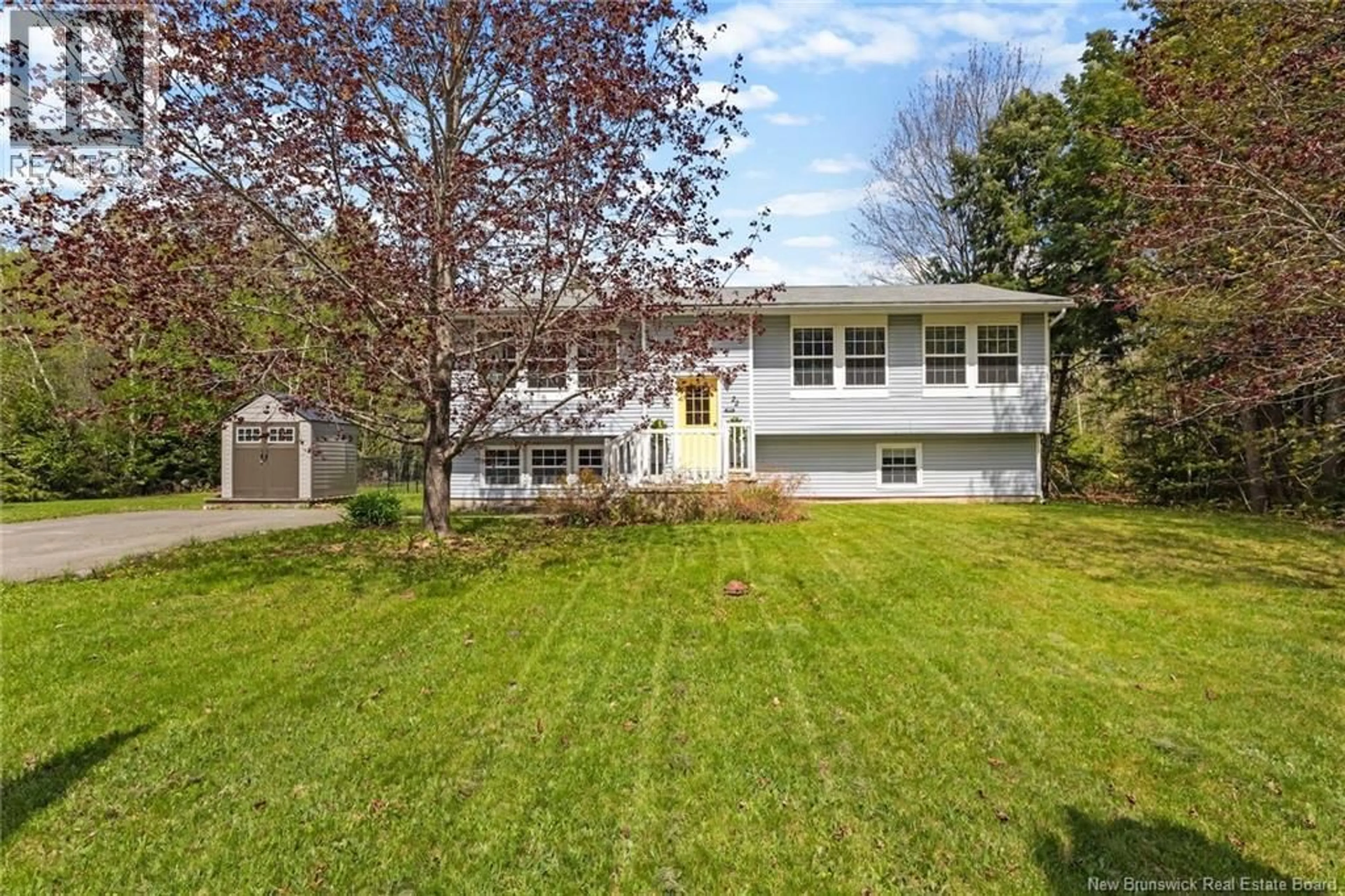 Home with vinyl exterior material, street for 22 BURTON EVERGREEN DRIVE, Burton New Brunswick E2V3E7