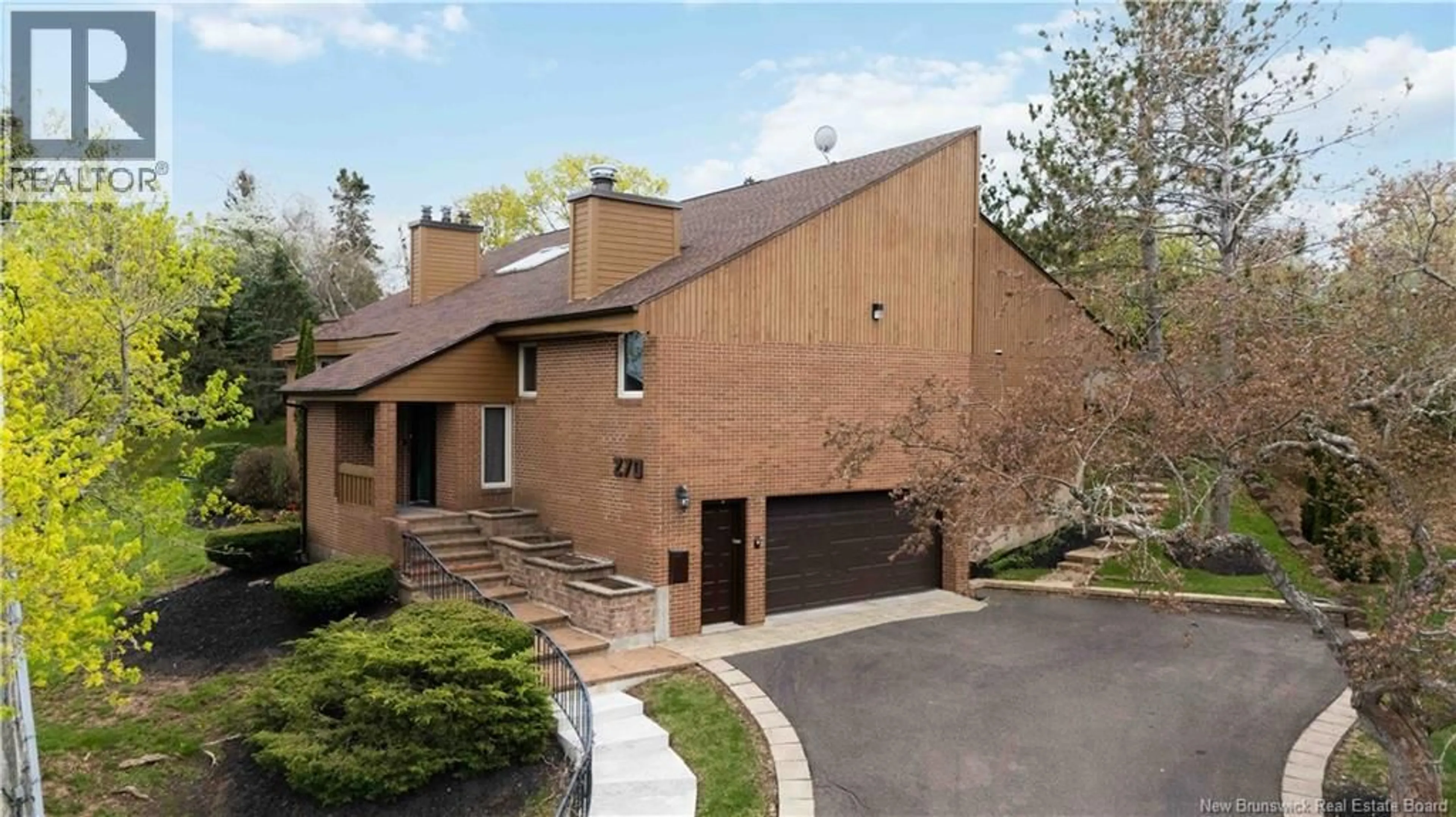 Home with brick exterior material, street for 270 WESTMOUNT BOULEVARD, Moncton New Brunswick E1E1V5