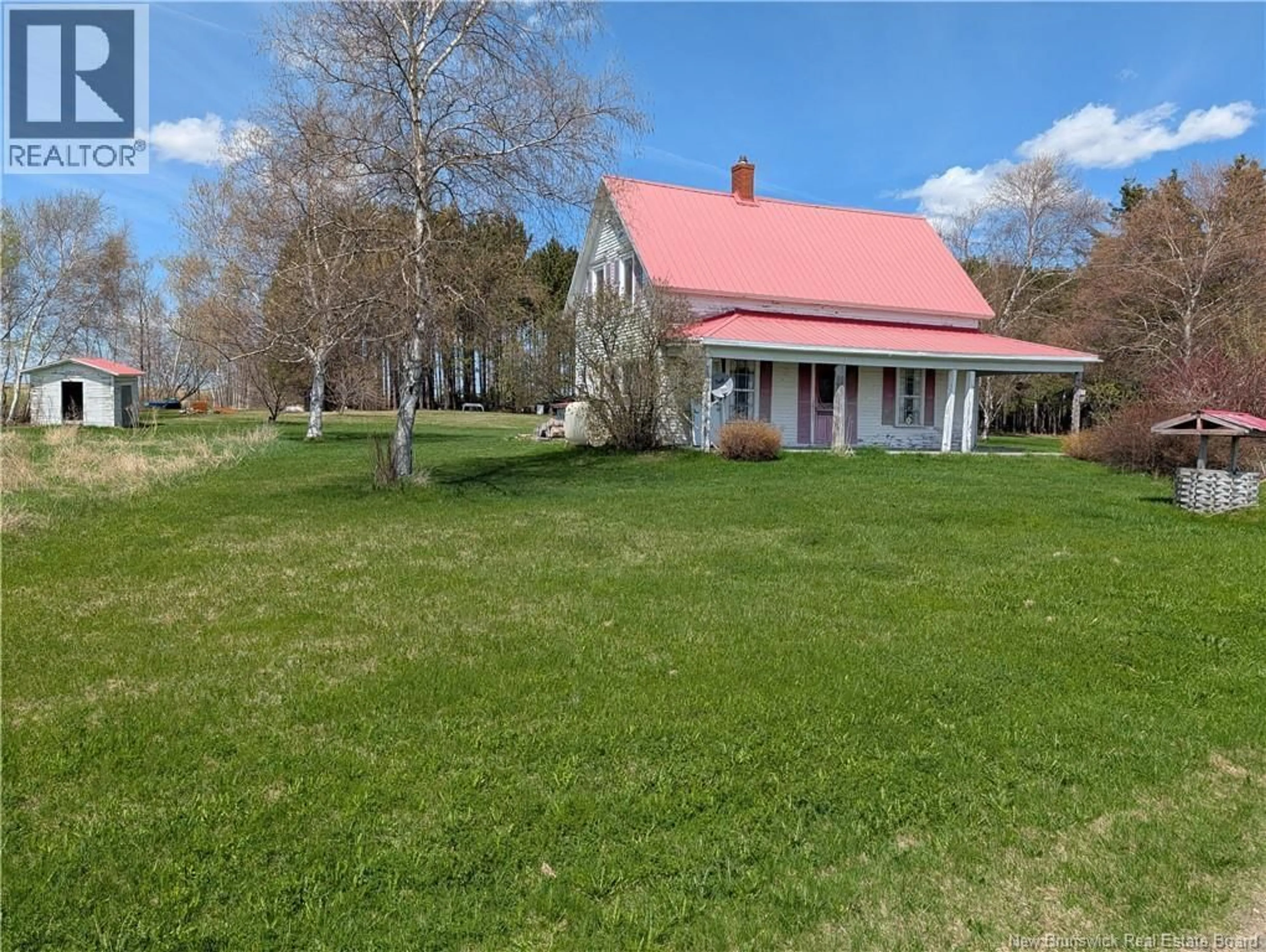 A pic from outside/outdoor area/front of a property/back of a property/a pic from drone, street for 465 ROUTE 375, DSL de Grand-Sault/Falls New Brunswick E3Z1Z2
