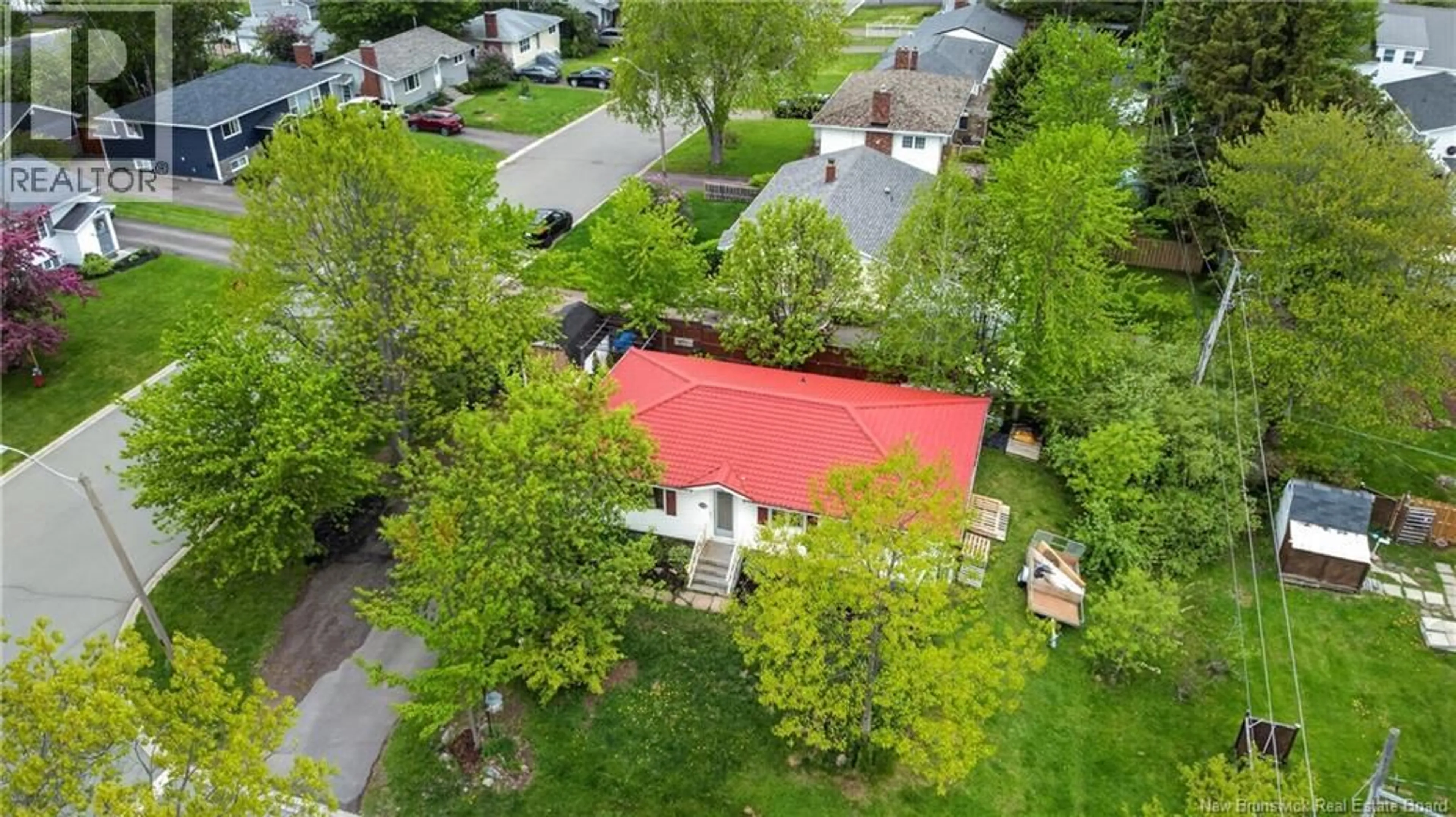 A pic from outside/outdoor area/front of a property/back of a property/a pic from drone, street for 305 TODD STREET, Riverview New Brunswick E1B2S9