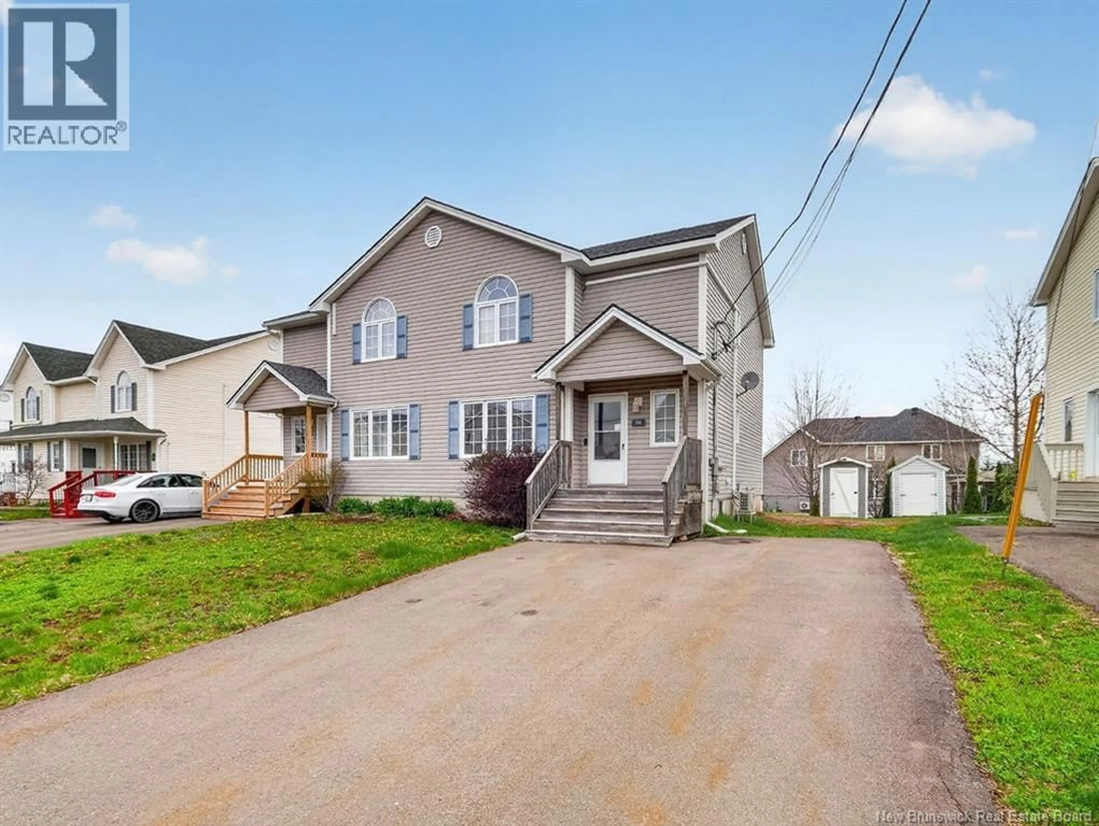 Home with vinyl exterior material, street for 94 HAMPTON STREET, Moncton New Brunswick E1G5H1