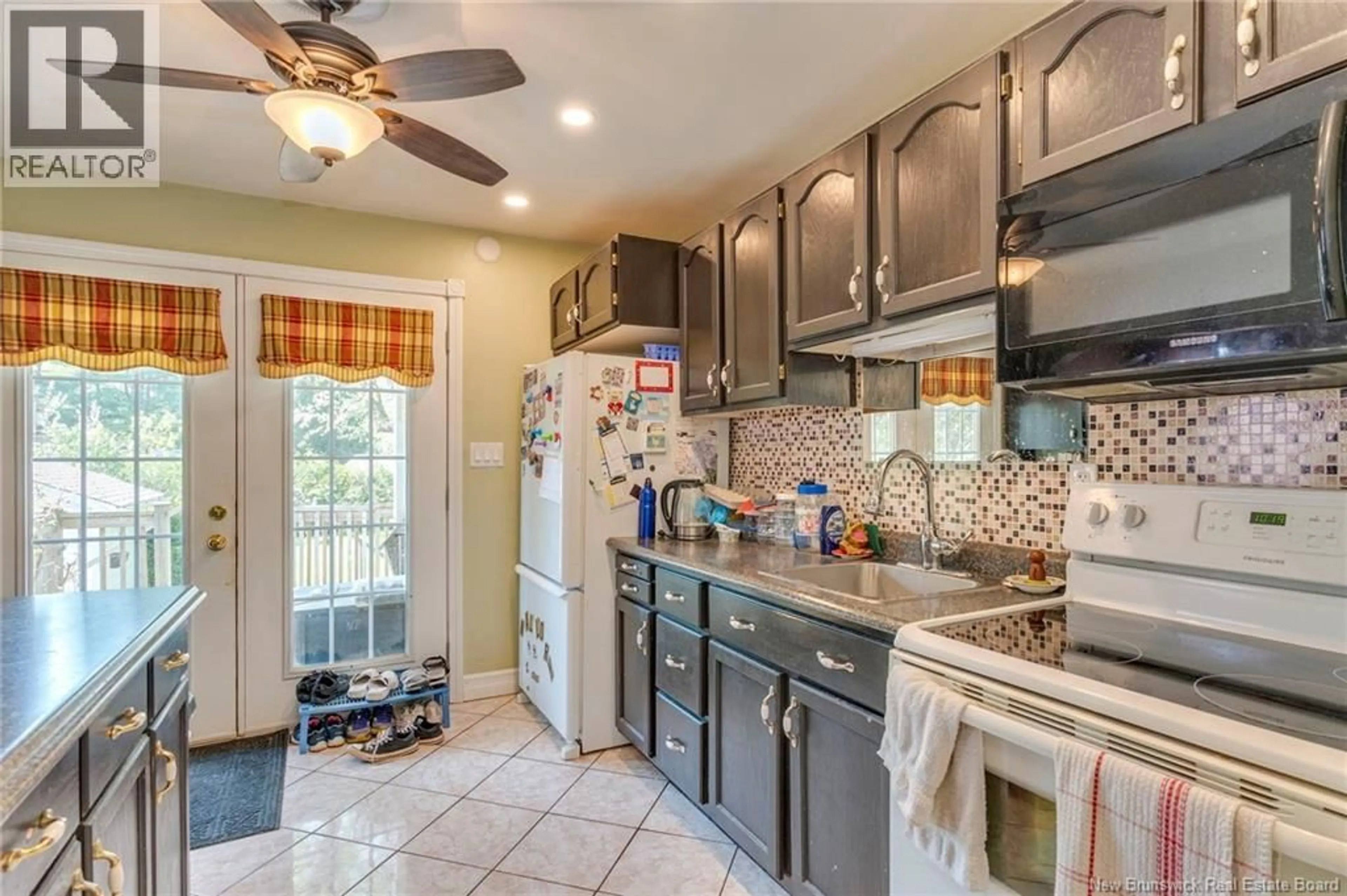 Open concept kitchen, ceramic/tile floor for 307 MAIN STREET, Sussex New Brunswick E4E1R7