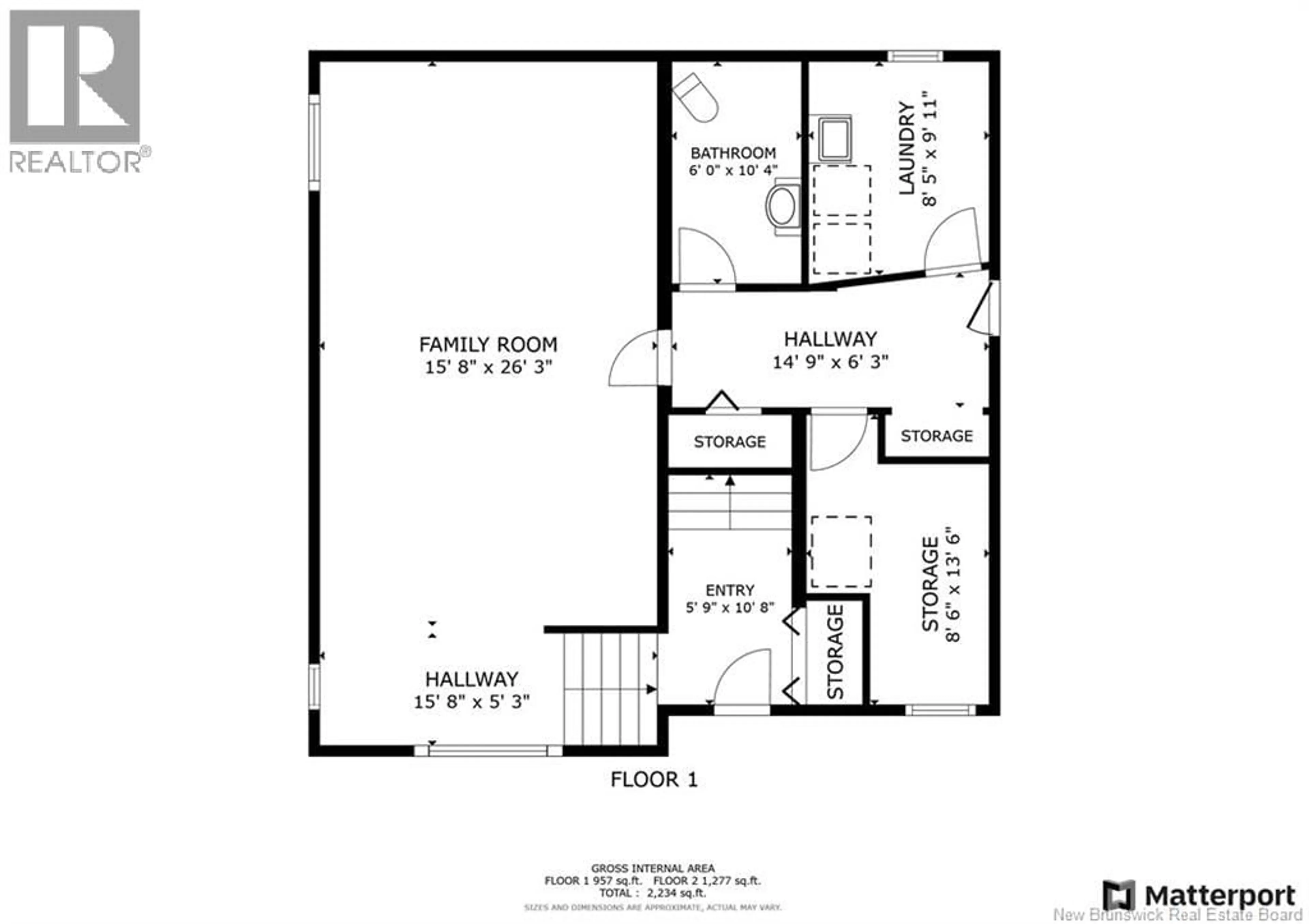 Floor plan for 187 MCKNIGHT STREET, Fredericton New Brunswick E3A5W4