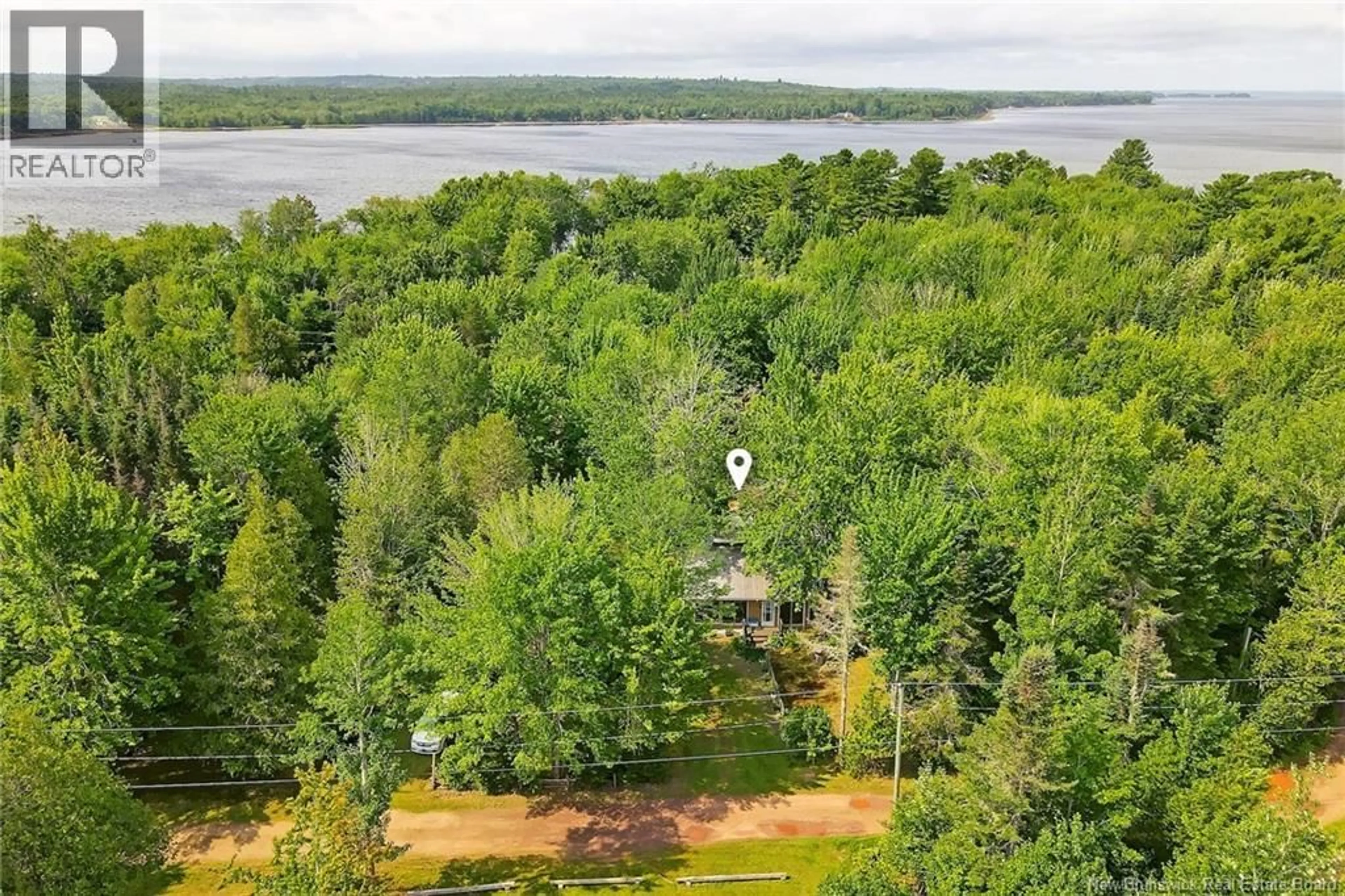 A pic from outside/outdoor area/front of a property/back of a property/a pic from drone, water/lake/river/ocean view for 13 MILLS CRESCENT, Mill Cove New Brunswick E4C3W9