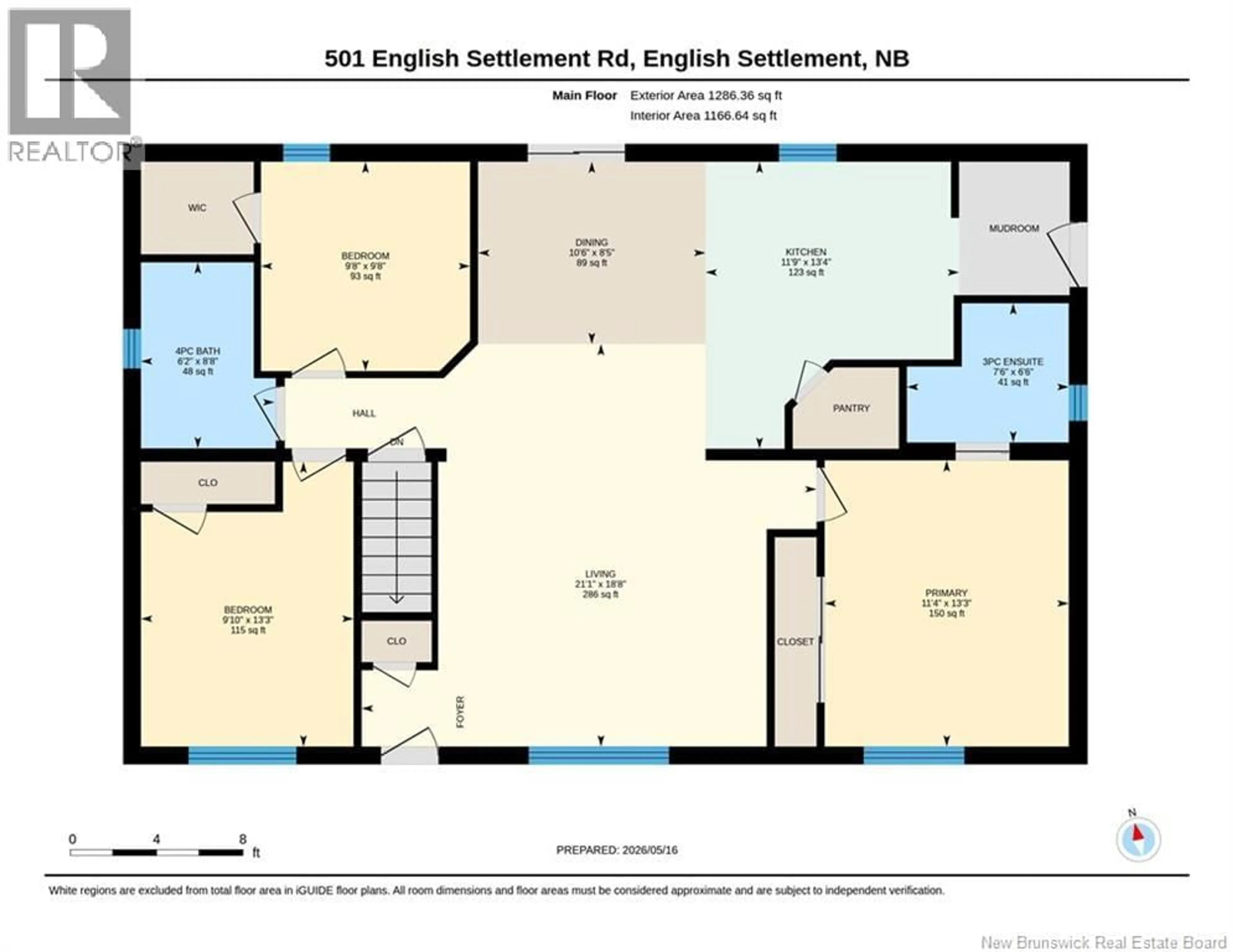 Floor plan for 501 ENGLISH SETTLEMENT ROAD, English Settlement New Brunswick E3B0A1