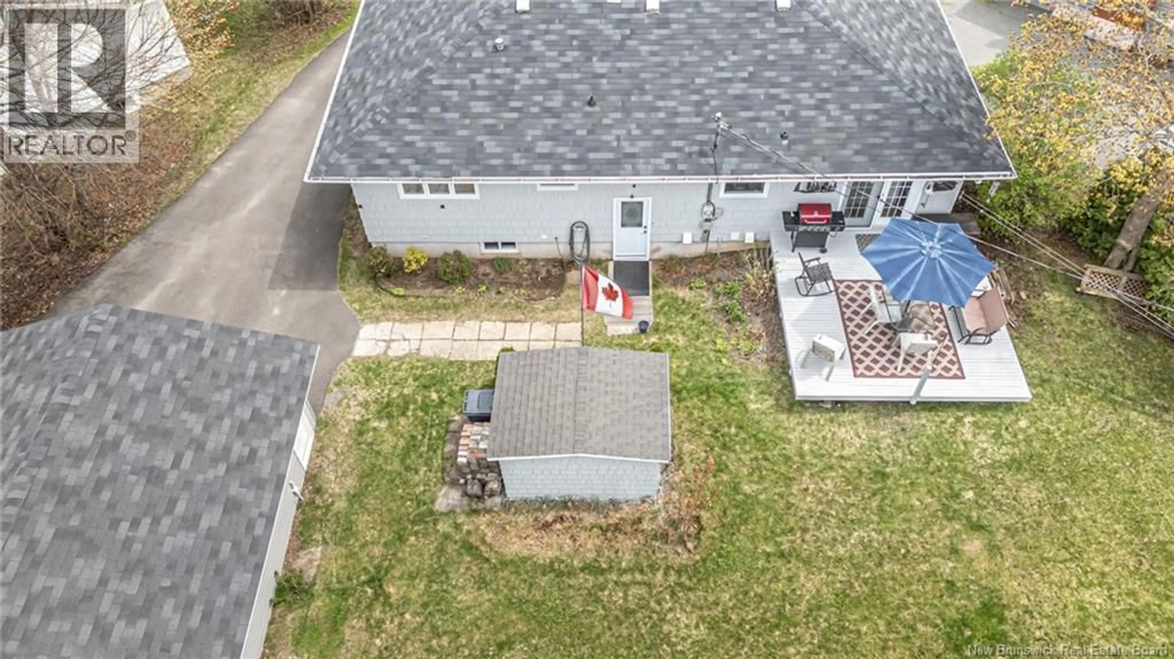 A pic from outside/outdoor area/front of a property/back of a property/a pic from drone, street for 60 DOYLE COURT, Fredericton New Brunswick E3B5T3