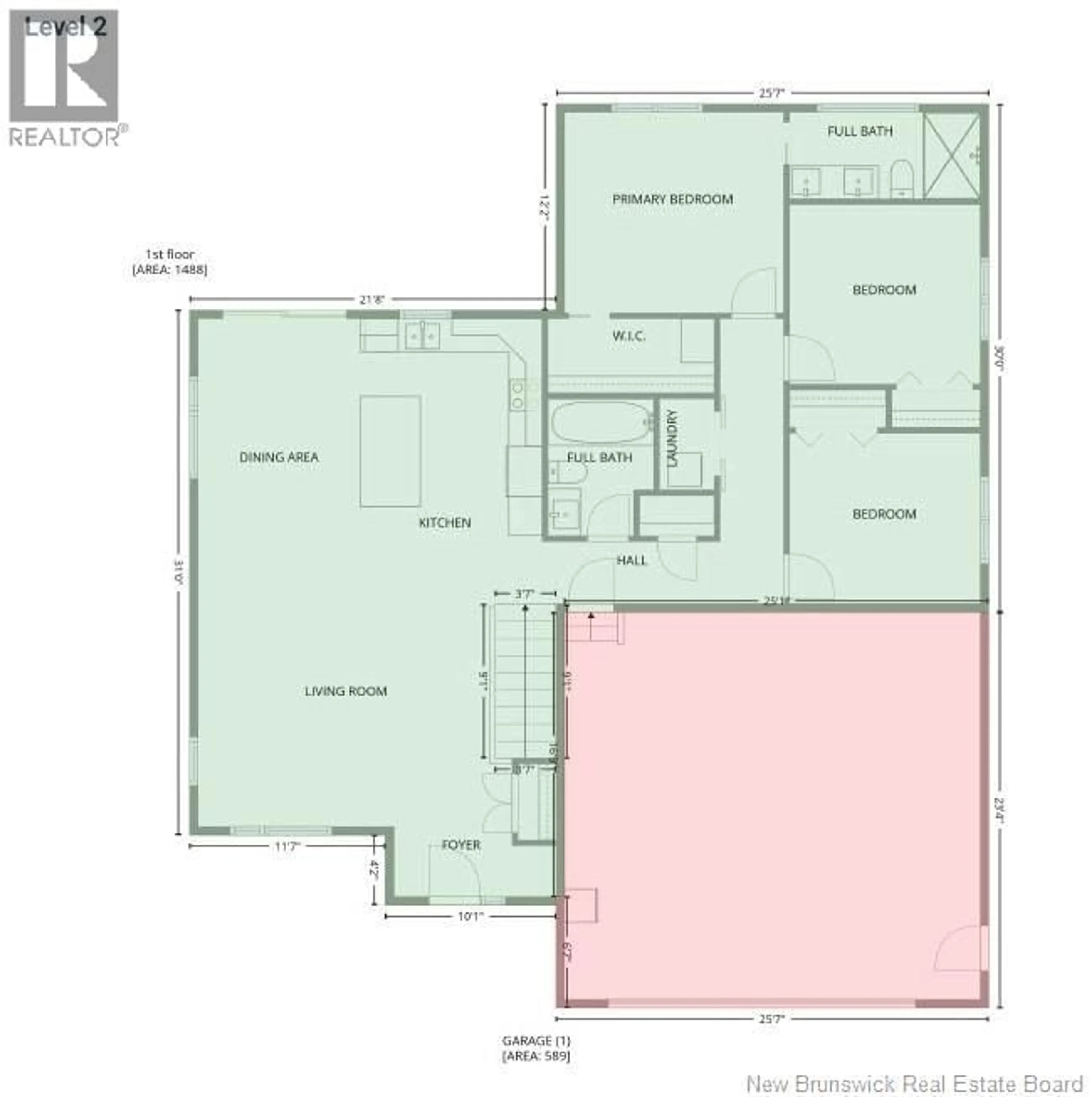 Floor plan for 16 PEBBLE CREEK WAY, Moncton New Brunswick E1E0C8