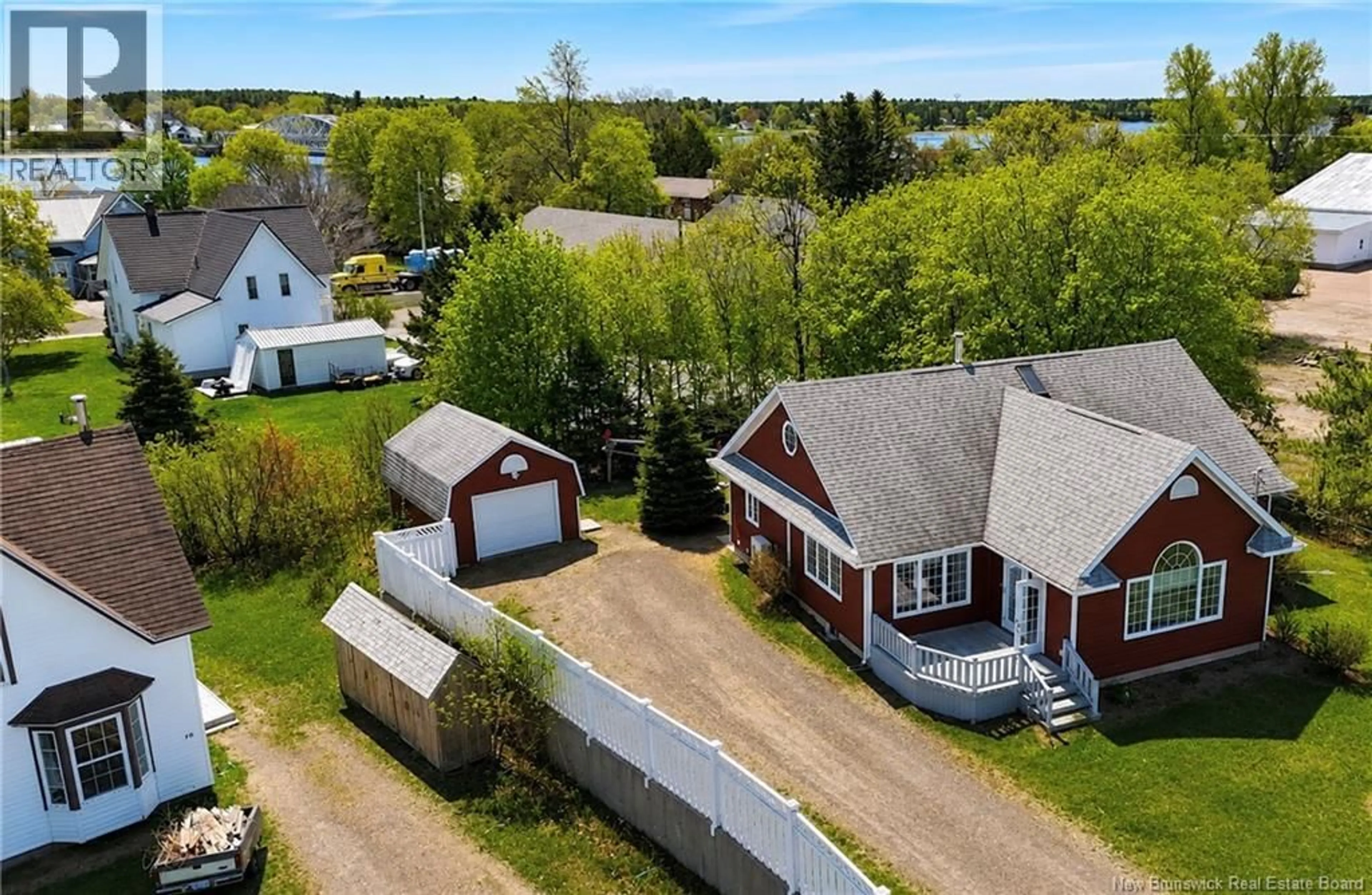 A pic from outside/outdoor area/front of a property/back of a property/a pic from drone, unknown for 14 WATER STREET, Rexton New Brunswick E4W2G3