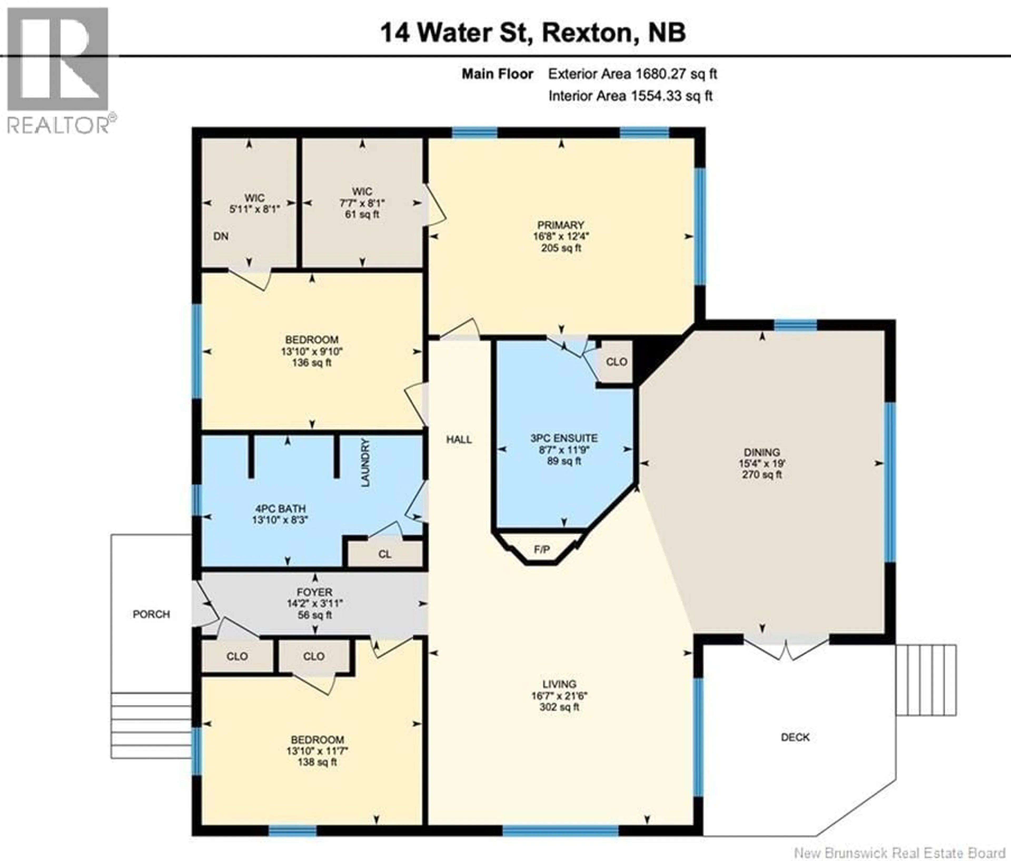 Floor plan for 14 WATER STREET, Rexton New Brunswick E4W2G3
