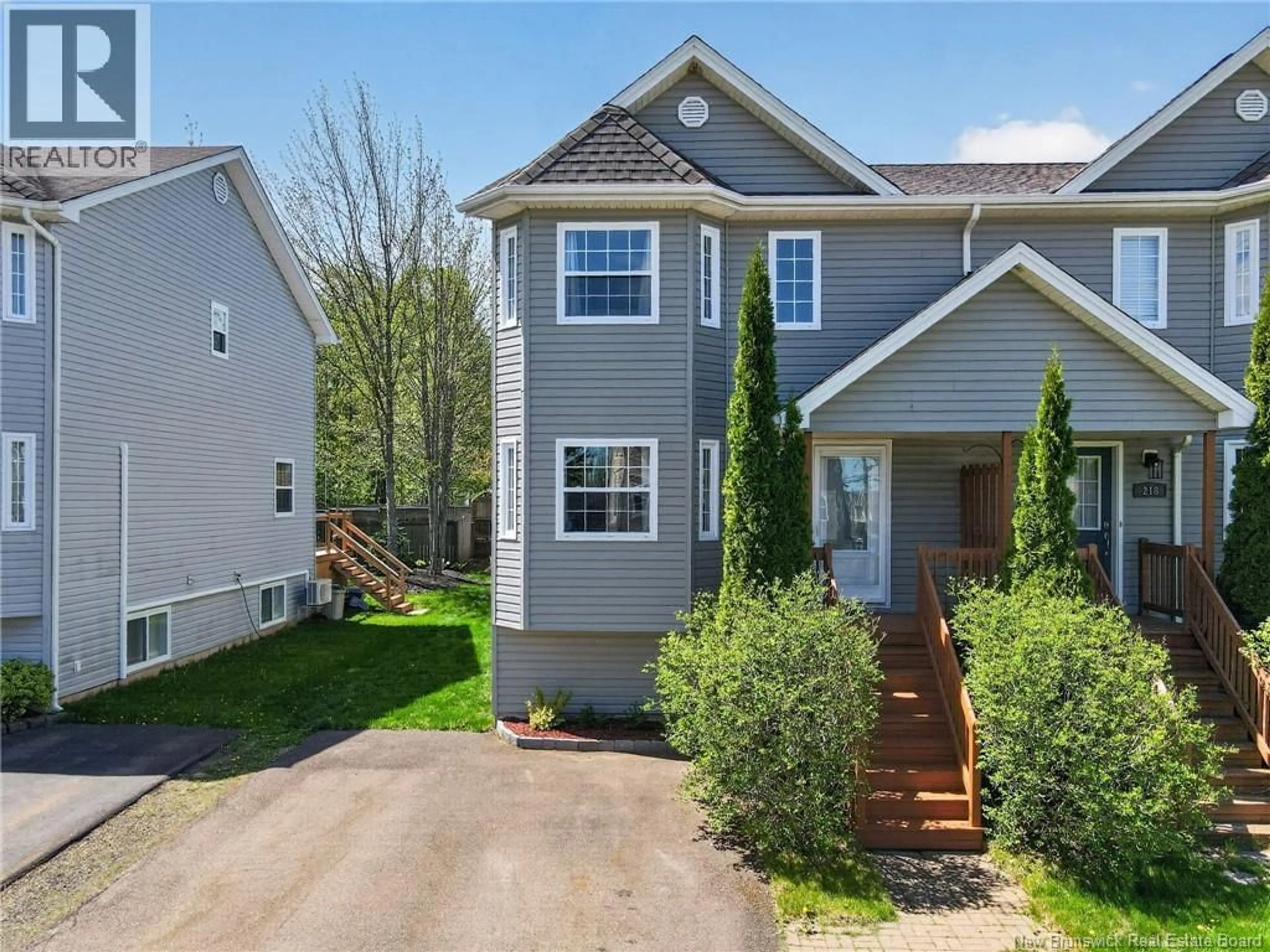 Home with vinyl exterior material, street for 216 GLENCAIRN DRIVE, Moncton New Brunswick E1G5N8