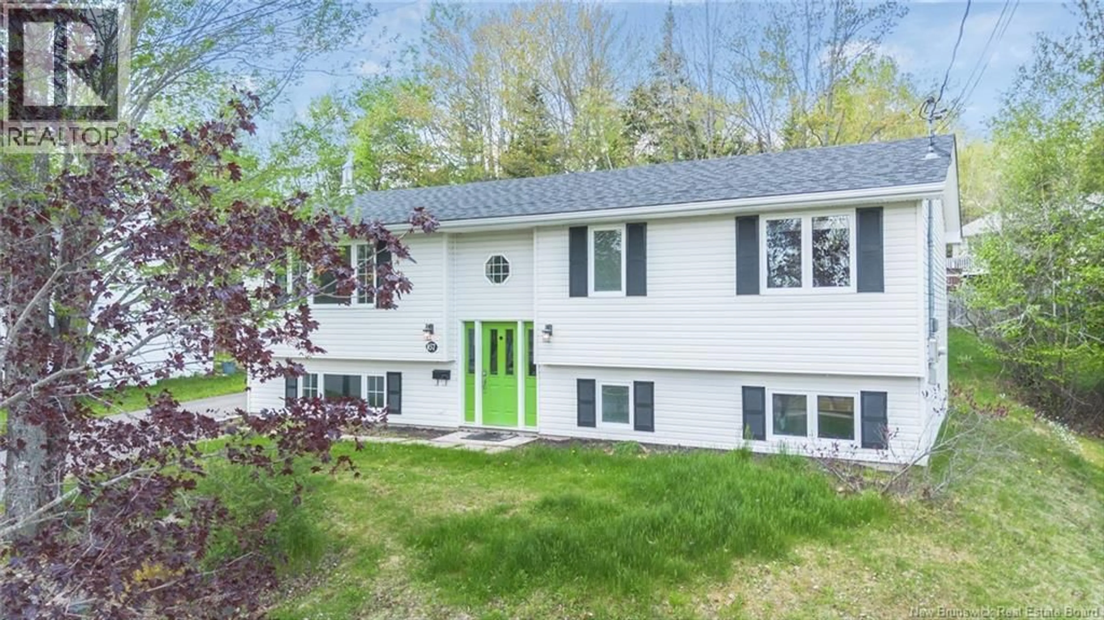 Home with vinyl exterior material, street for 167 MASON AVENUE, Fredericton New Brunswick E3A5T5