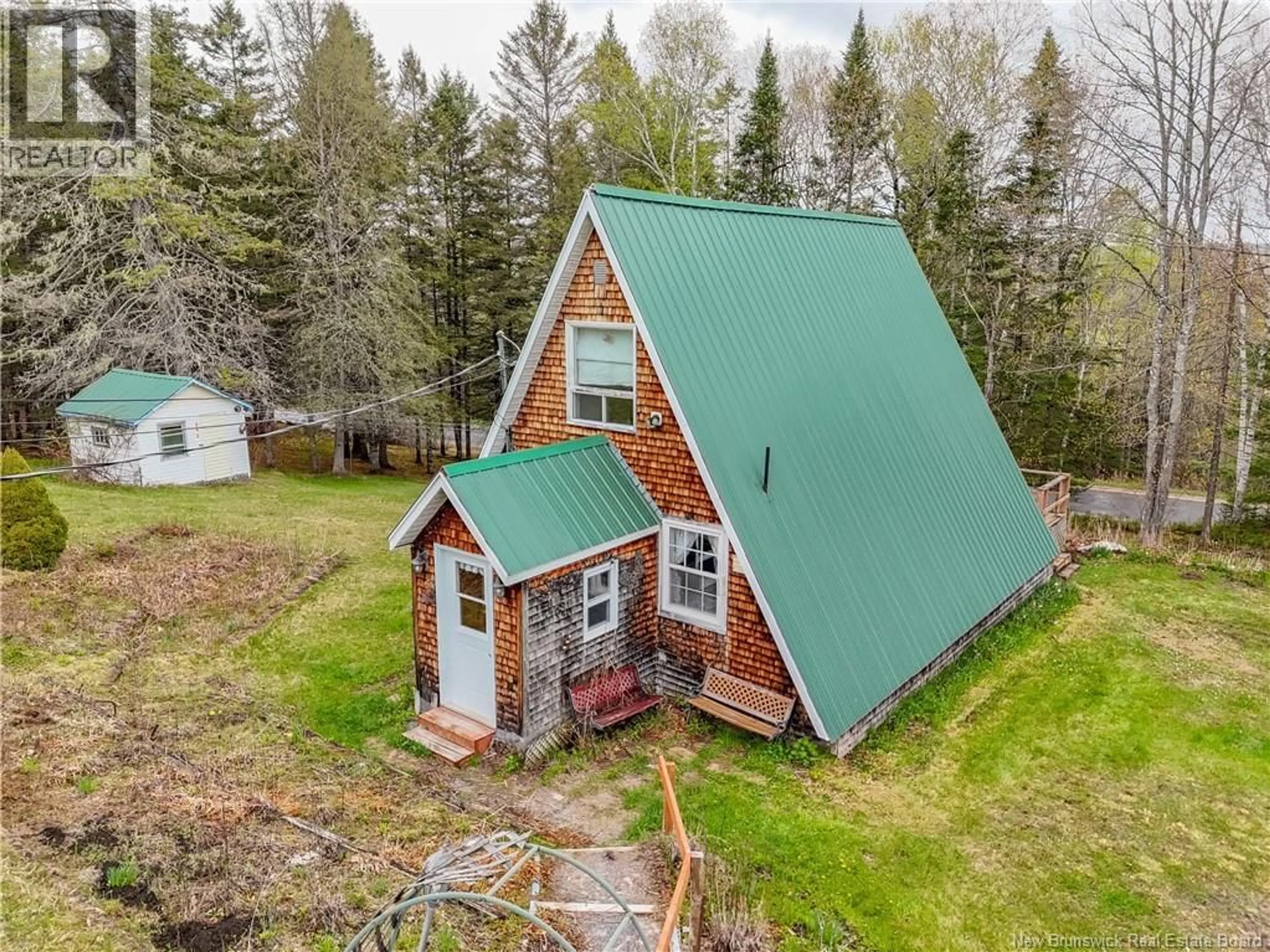 A pic from outside/outdoor area/front of a property/back of a property/a pic from drone, unknown for 8 BOYNE LANE, Burtts Corner New Brunswick E6L1Z7