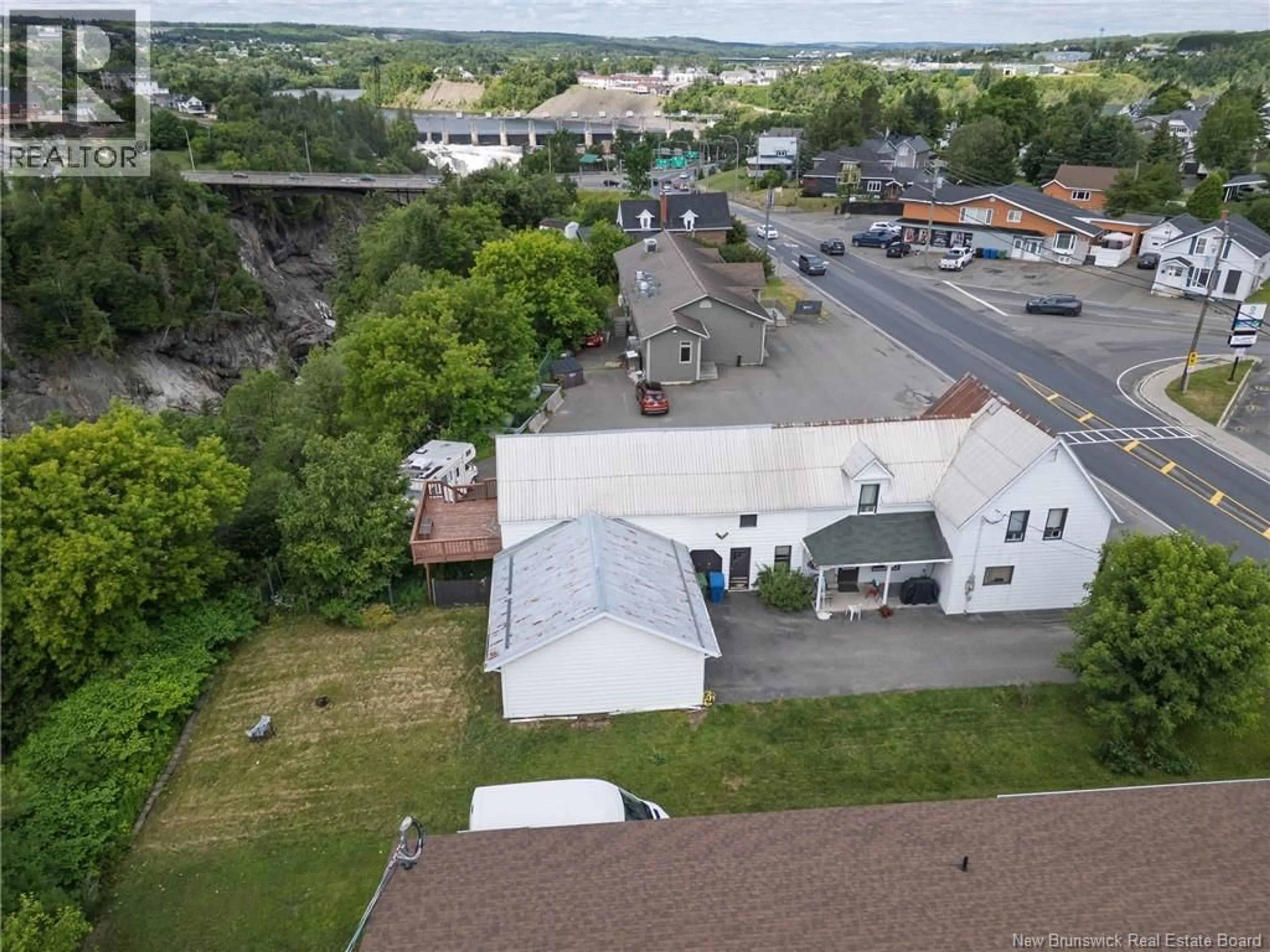 A pic from outside/outdoor area/front of a property/back of a property/a pic from drone, unknown for 90 TOBIQUE ROAD, Grand-Sault/Grand Falls New Brunswick E3Y3S8