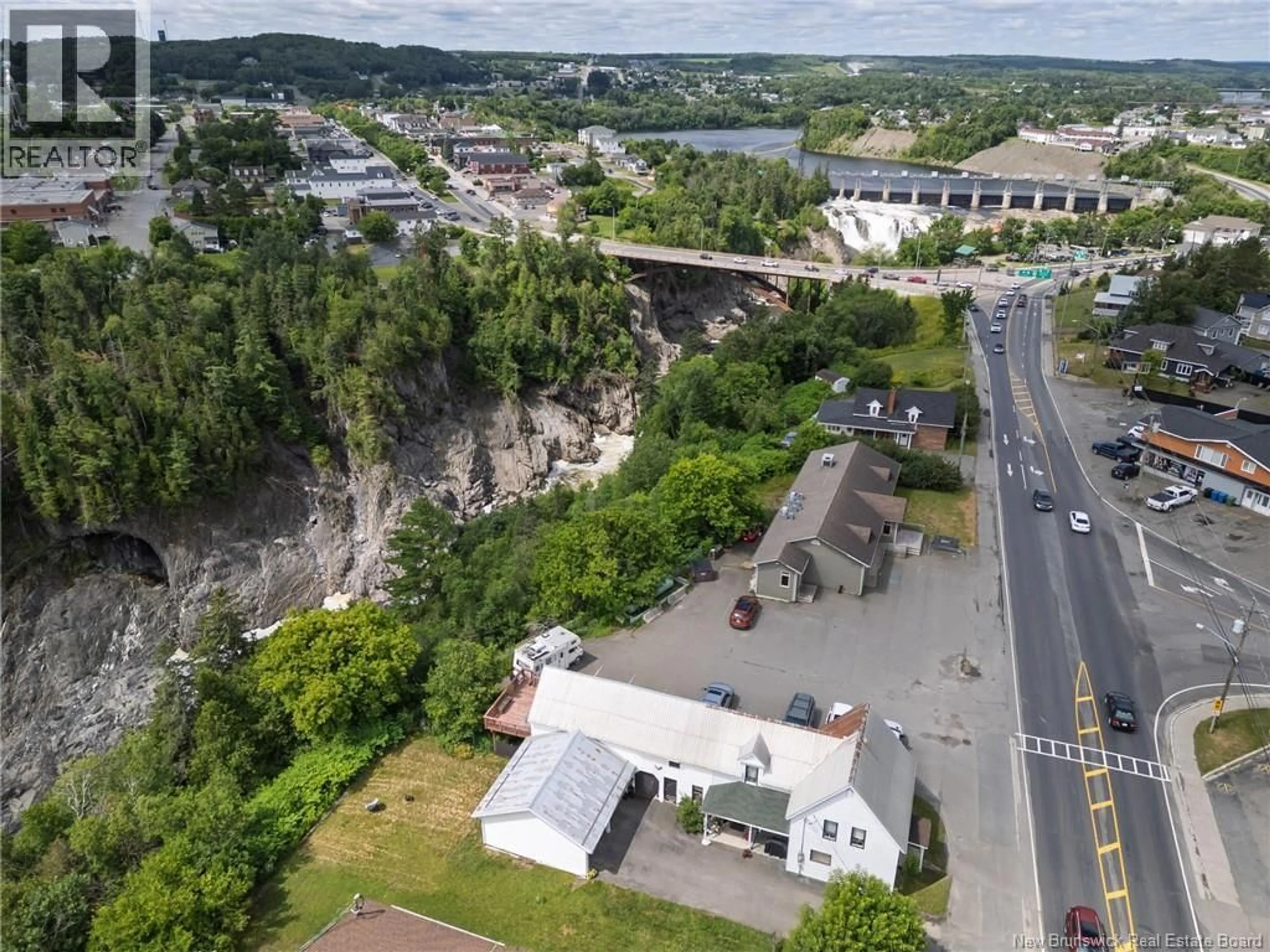 A pic from outside/outdoor area/front of a property/back of a property/a pic from drone, unknown for 90 TOBIQUE ROAD, Grand-Sault/Grand Falls New Brunswick E3Y3S8