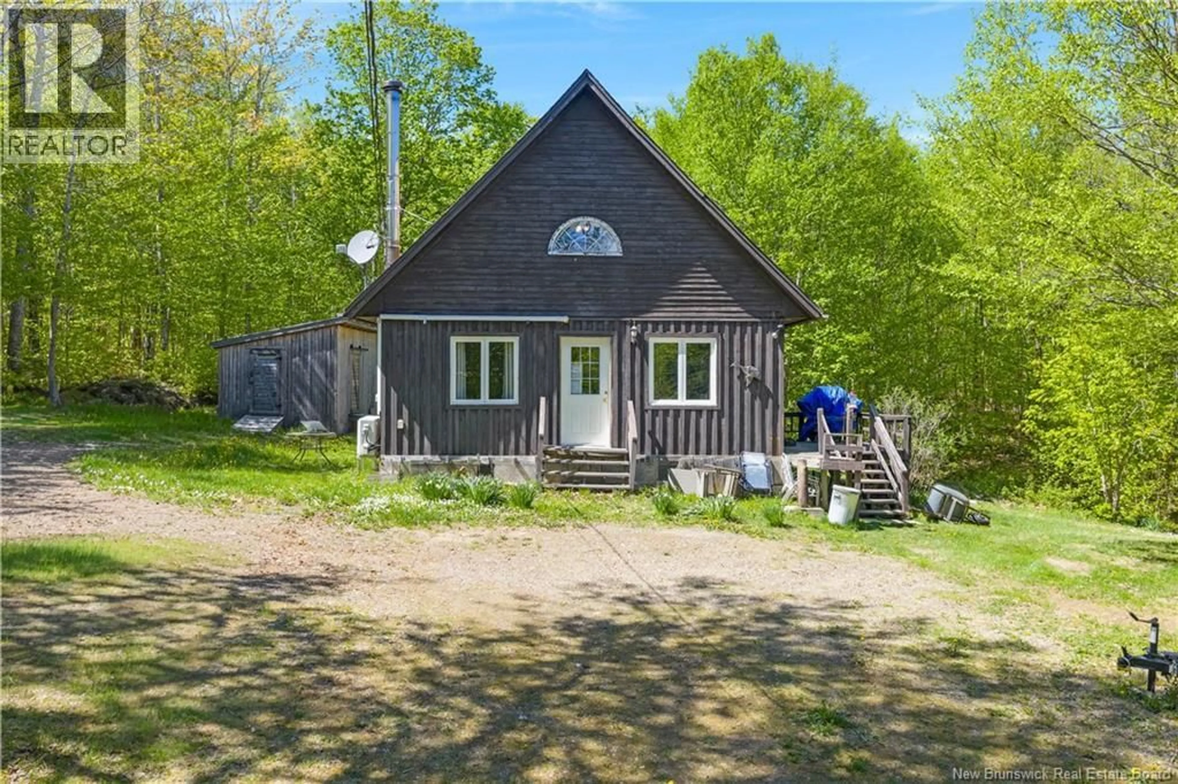 A pic from outside/outdoor area/front of a property/back of a property/a pic from drone, street for 253 MCDOO ROAD, Springfield New Brunswick E5T2K7