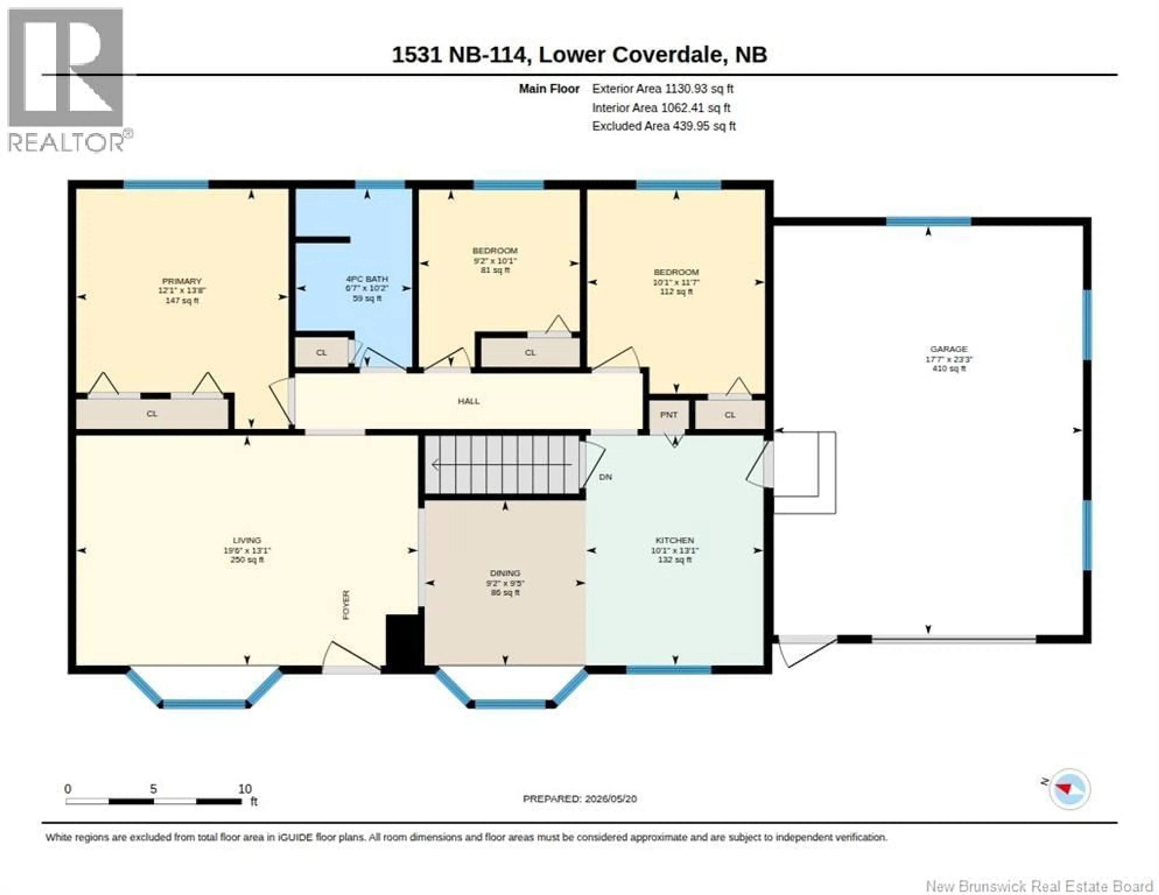 Floor plan for 1531 ROUTE 114, Lower Coverdale New Brunswick E1J1G9