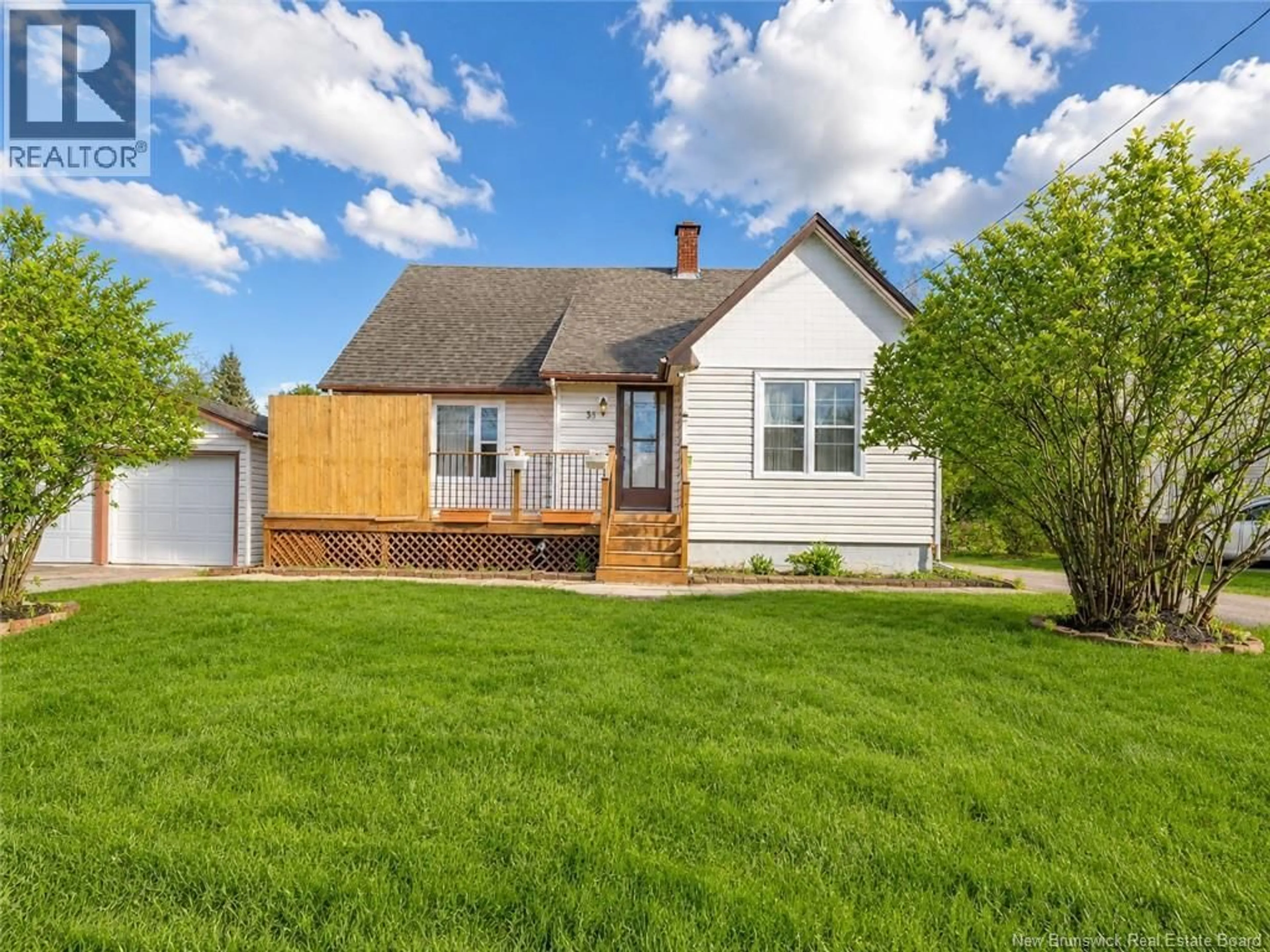 Home with vinyl exterior material, street for 39 EDMOND STREET, Moncton New Brunswick E1A3K5