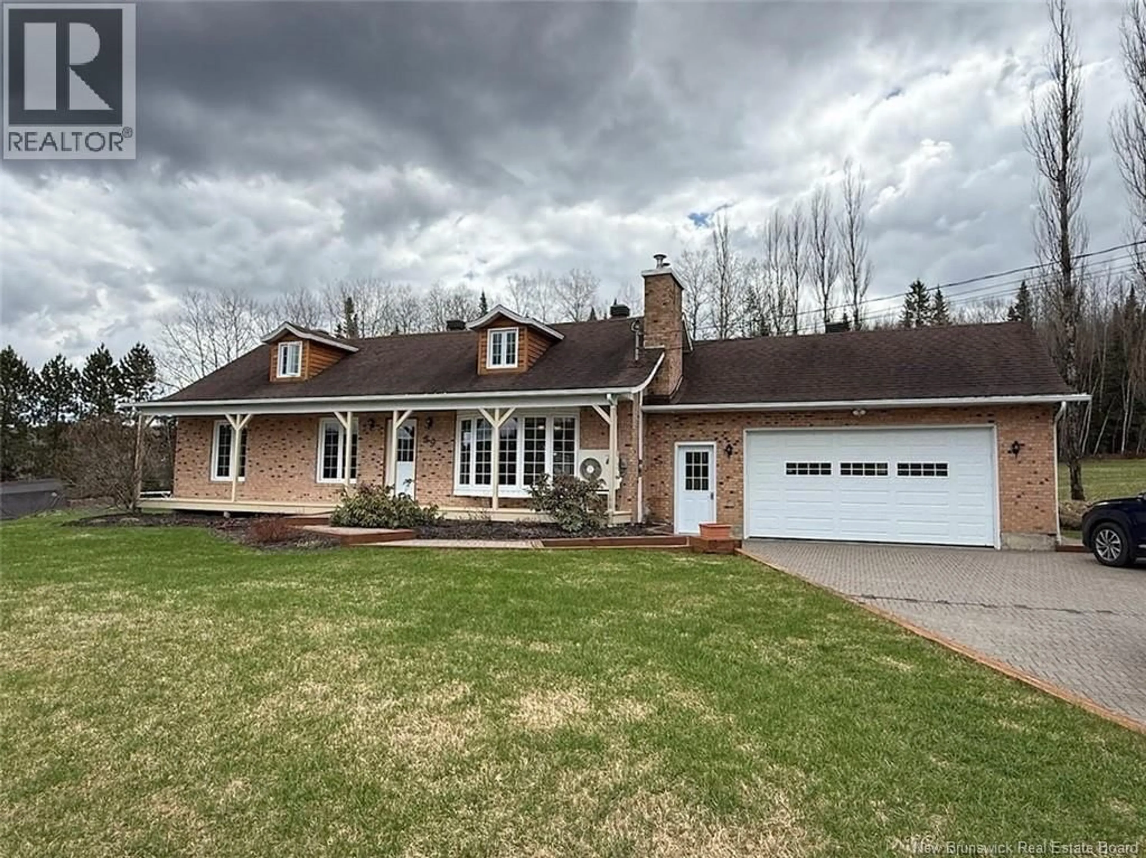 Home with brick exterior material, street for 29 RANG 3 ROAD, Saint-Basile New Brunswick E7C2C3