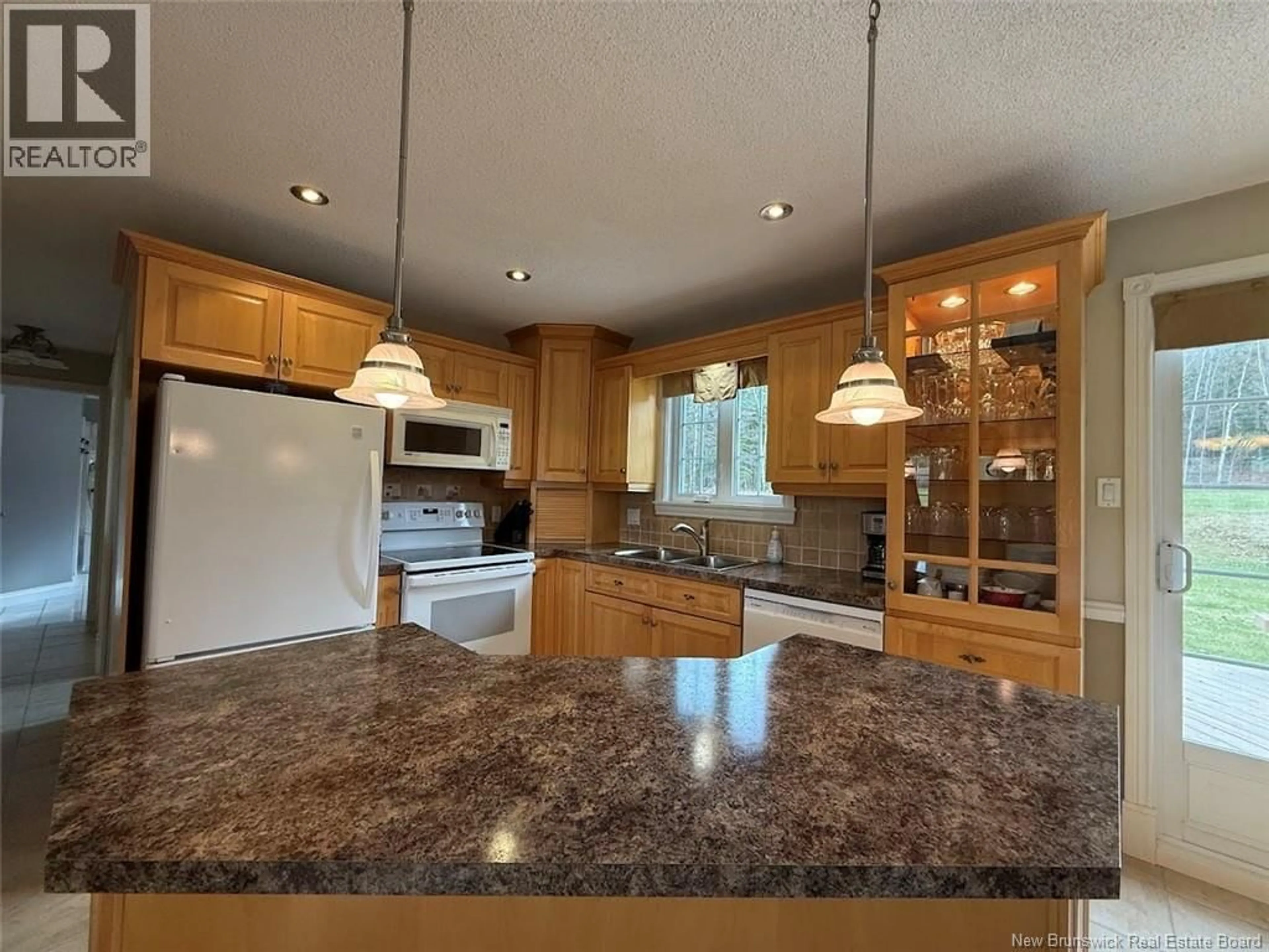 Open concept kitchen, ceramic/tile floor for 29 RANG 3 ROAD, Saint-Basile New Brunswick E7C2C3