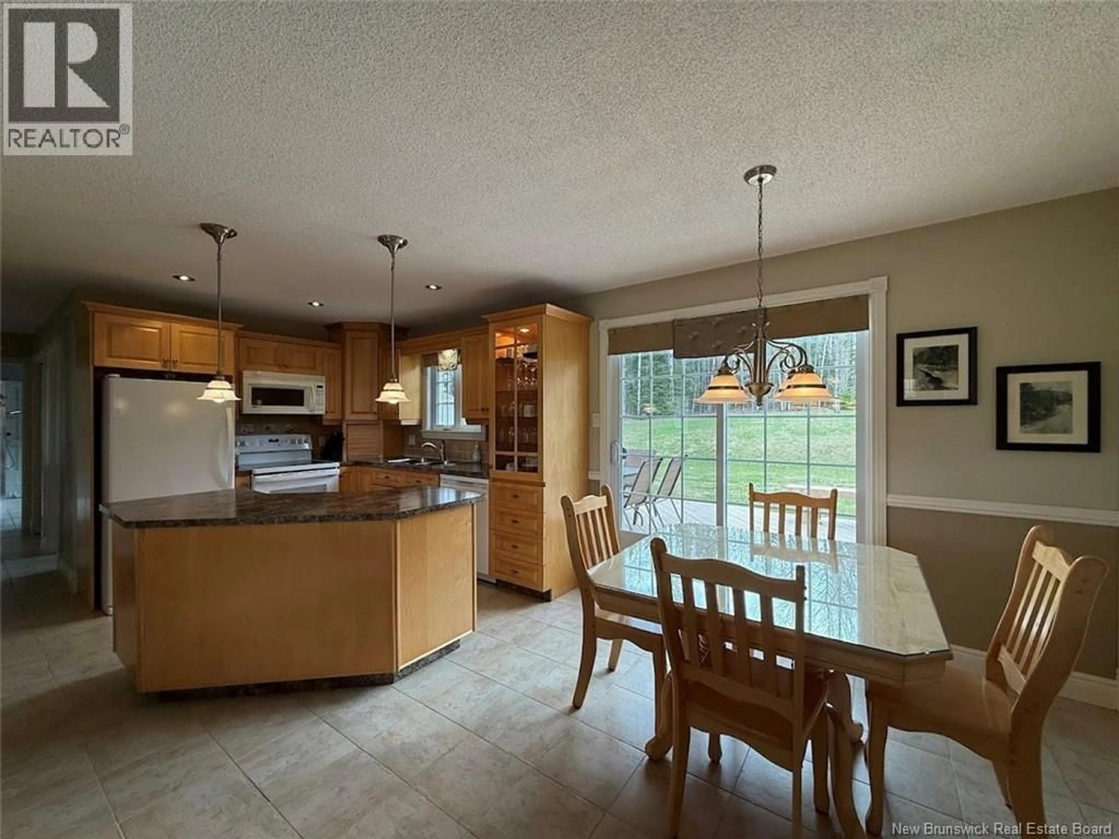 Open concept kitchen, ceramic/tile floor for 29 RANG 3 ROAD, Saint-Basile New Brunswick E7C2C3