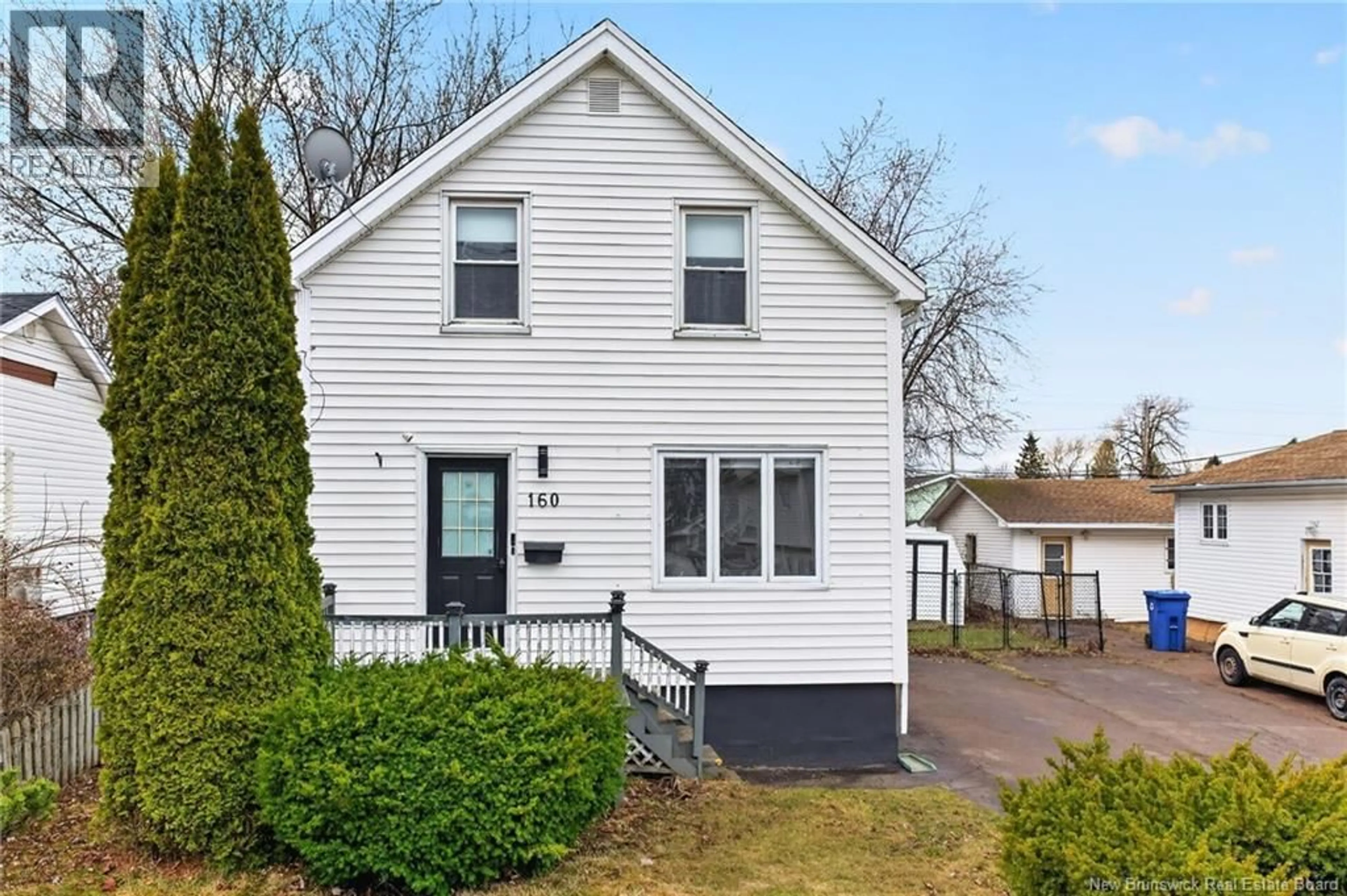 Home with vinyl exterior material, street for 160 SPRUCE, Moncton New Brunswick E1C7K3
