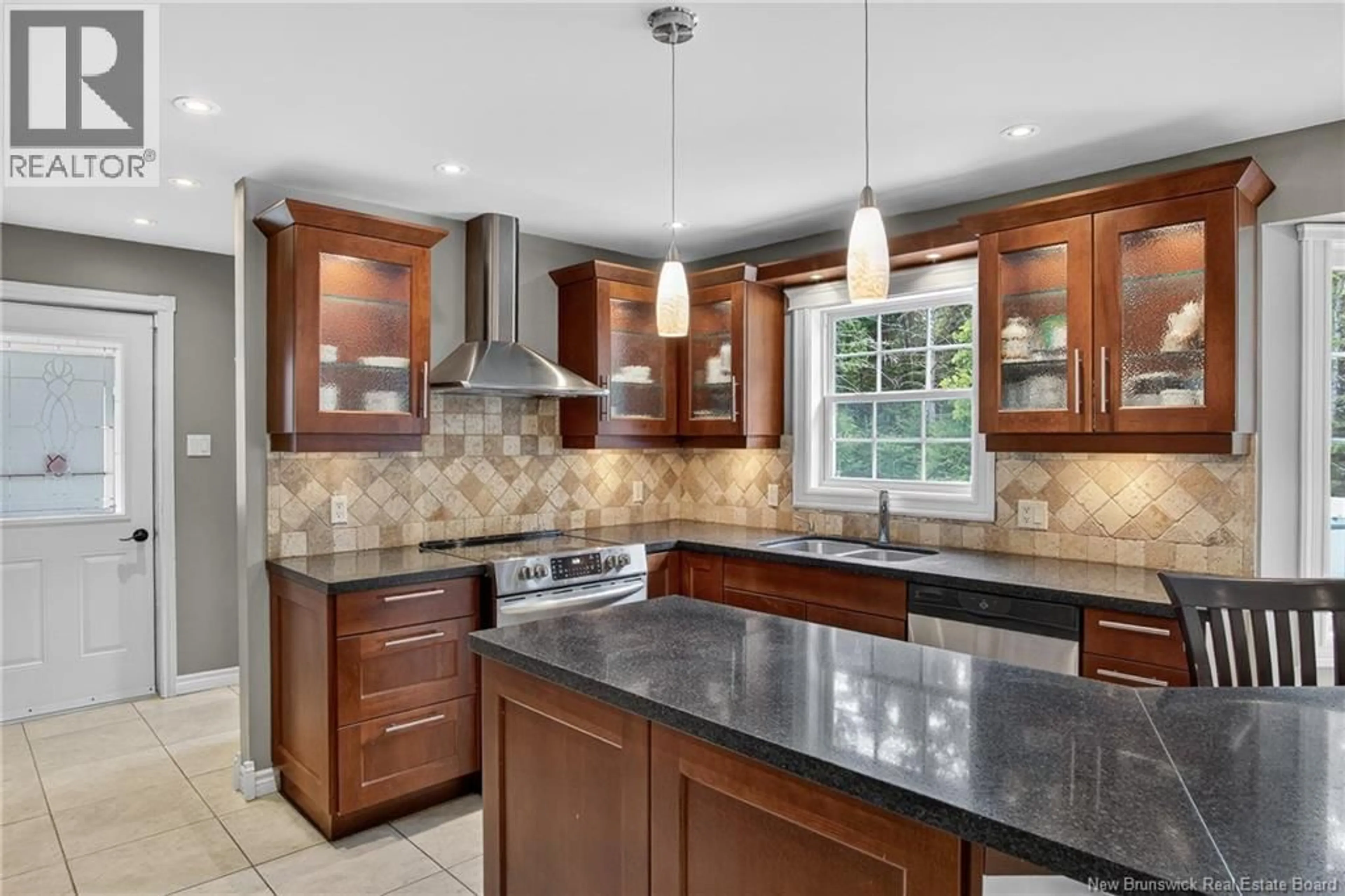 Open concept kitchen, ceramic/tile floor for 223 RAGGED POINT ROAD, Saint John New Brunswick E2K5B5