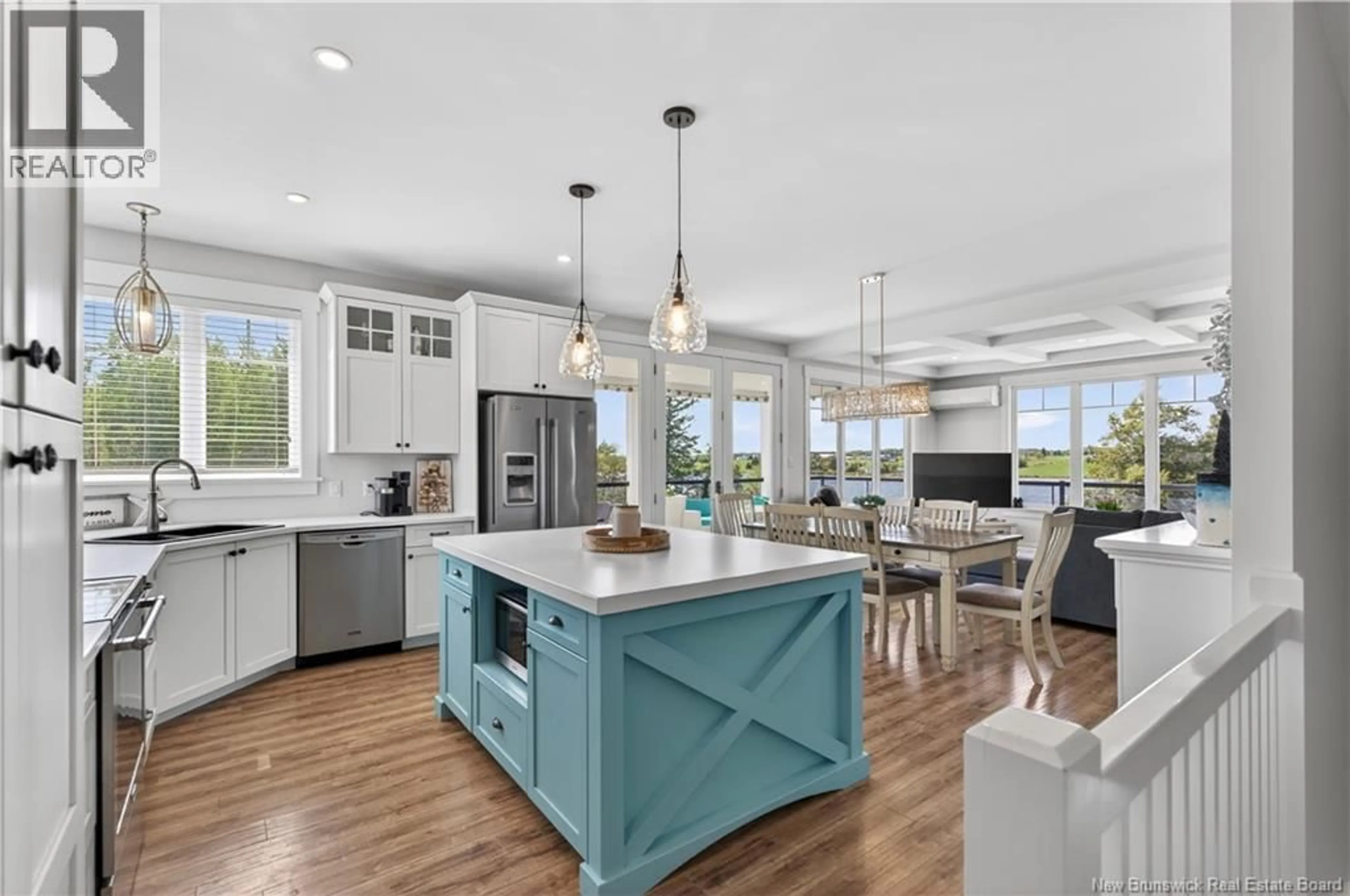 Open concept kitchen, ceramic/tile floor for 16 CHARLES A LOUIS LANE, Sainte-Marie-De-Kent New Brunswick E4S0H2