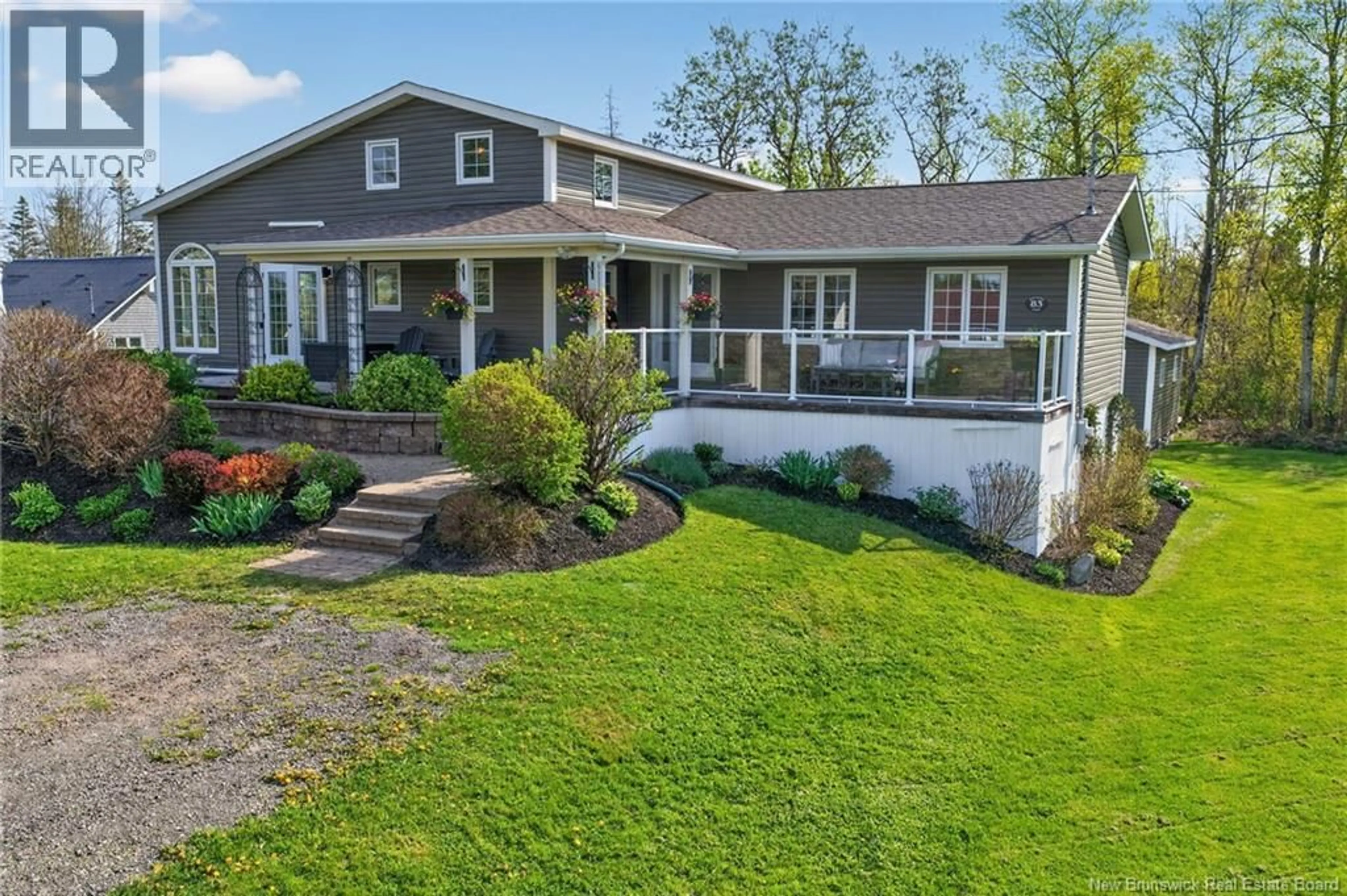 A pic from outside/outdoor area/front of a property/back of a property/a pic from drone, unknown for 83 BEAU-RIVAGE STREET, Cap-Pelé New Brunswick E4M1M5