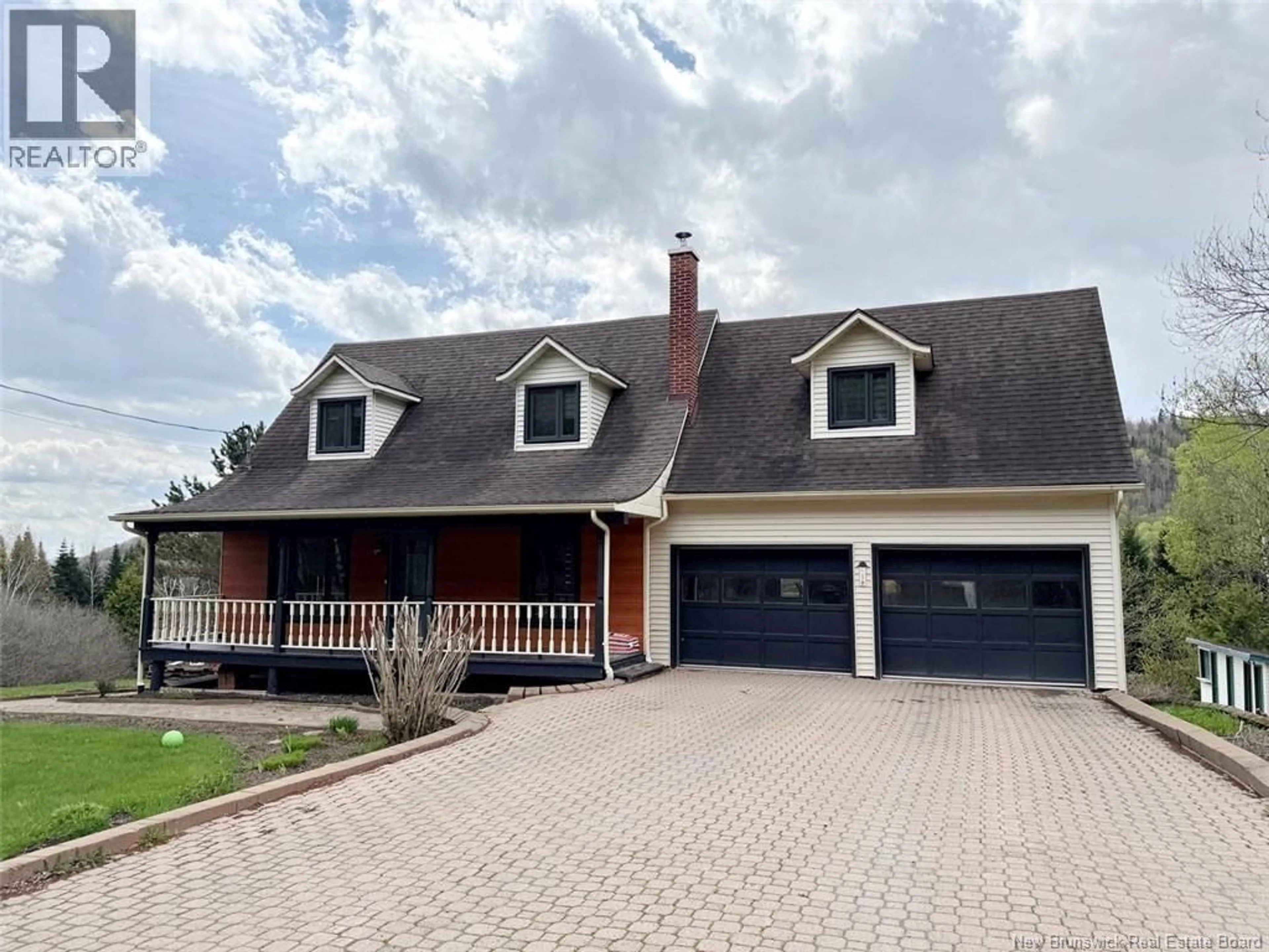 Home with vinyl exterior material, street for 618 RICEVILLE ROAD, St-Hilaire New Brunswick E3V4T3