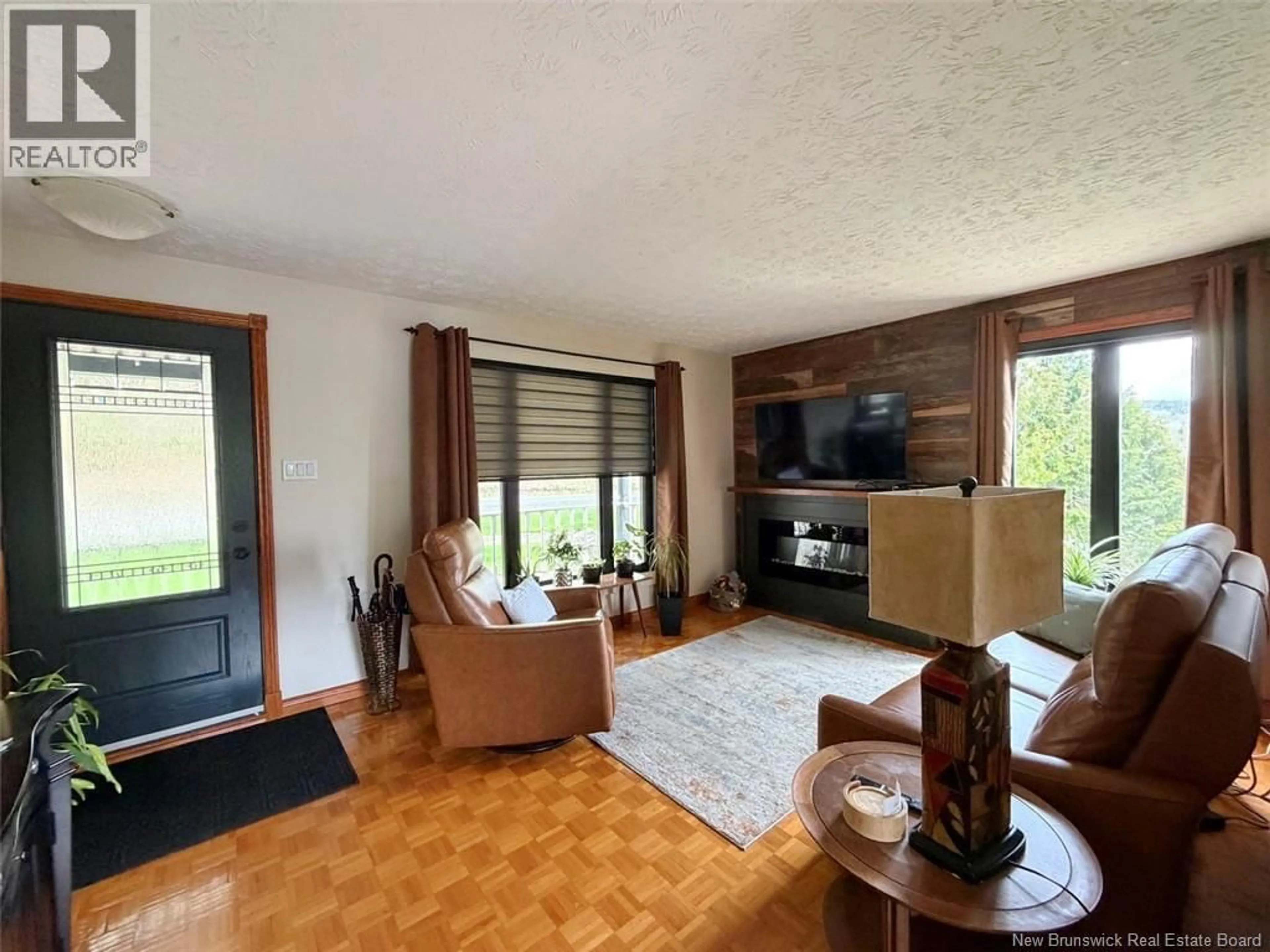 Living room with furniture, wood/laminate floor for 618 RICEVILLE ROAD, St-Hilaire New Brunswick E3V4T3
