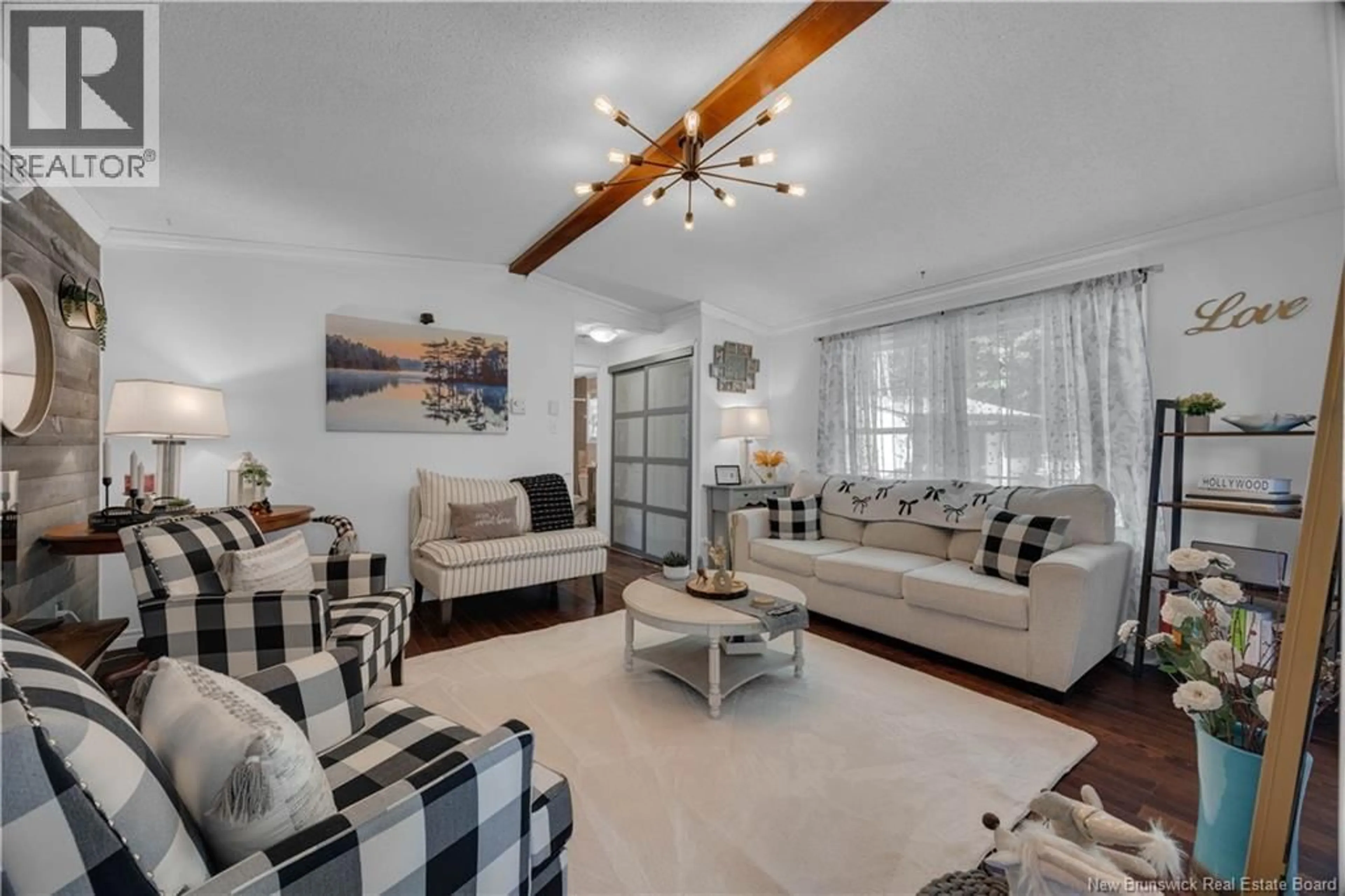 Living room with furniture, unknown for 77 HOLLY LANE, Quispamsis New Brunswick E2G1X7