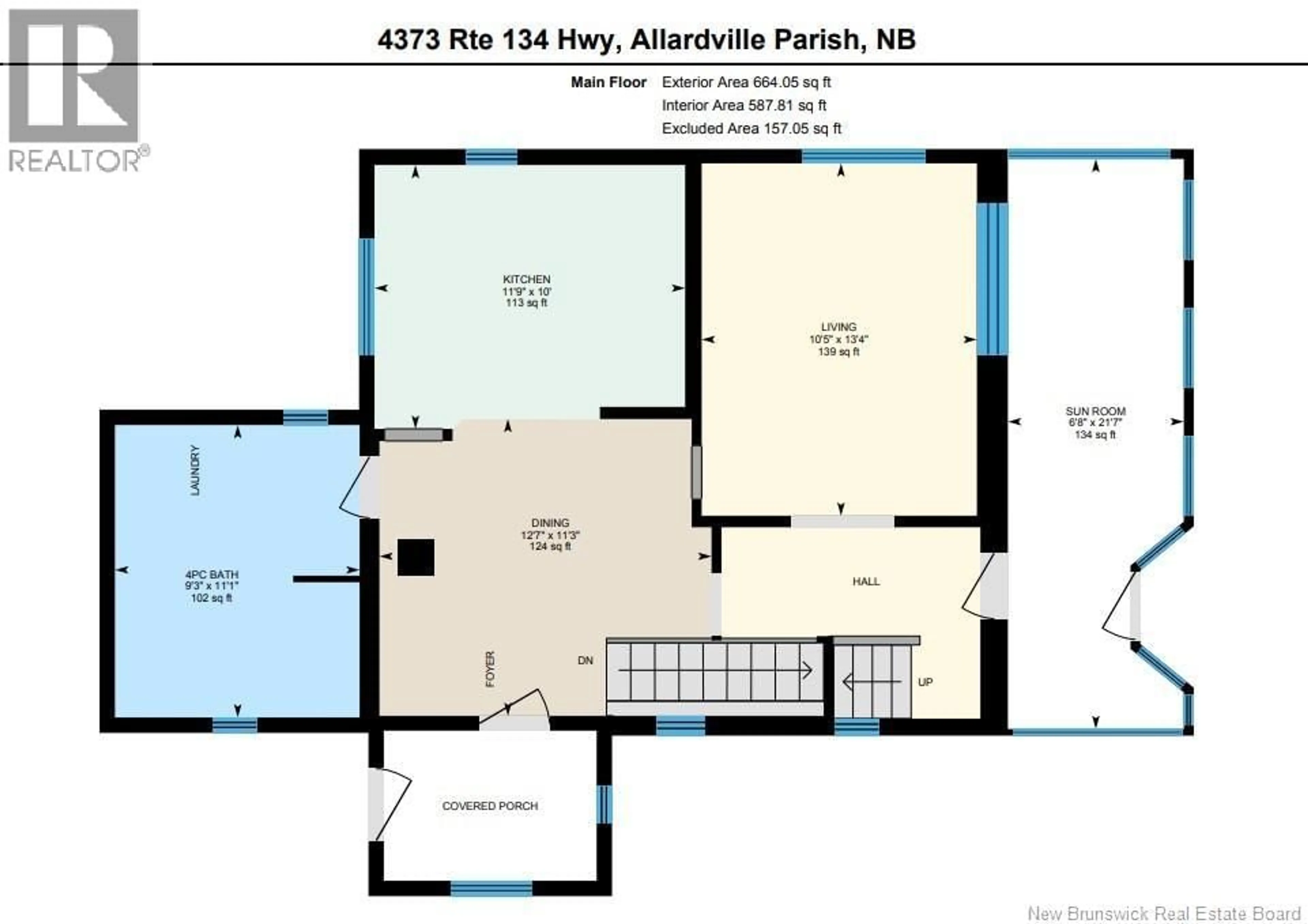 Floor plan for 4373 ROUTE 134, Allardville New Brunswick E8L1G7