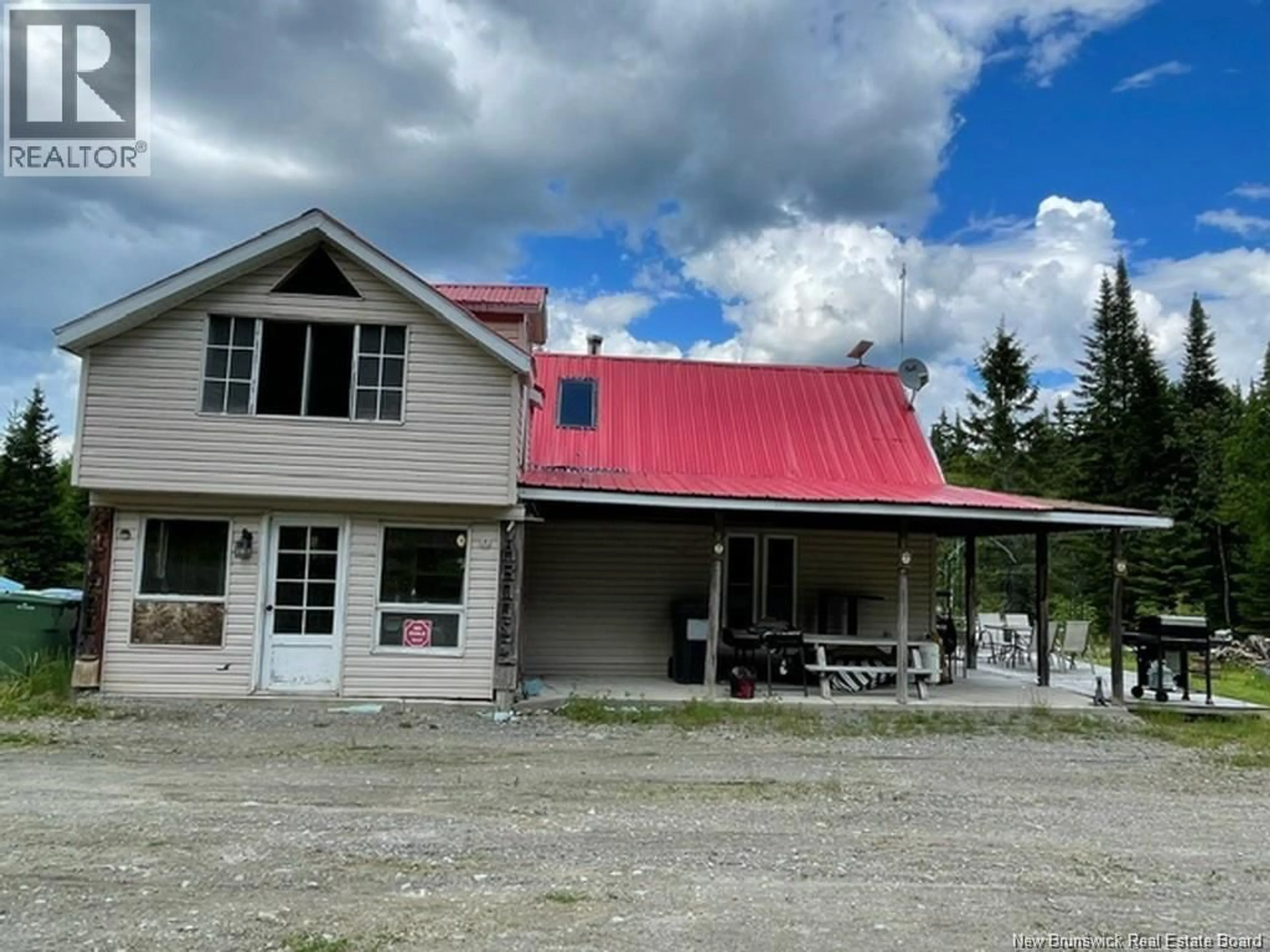 A pic from outside/outdoor area/front of a property/back of a property/a pic from drone, building for 1466 PARADIS ROAD, Saint-Jacques New Brunswick E7B2W5