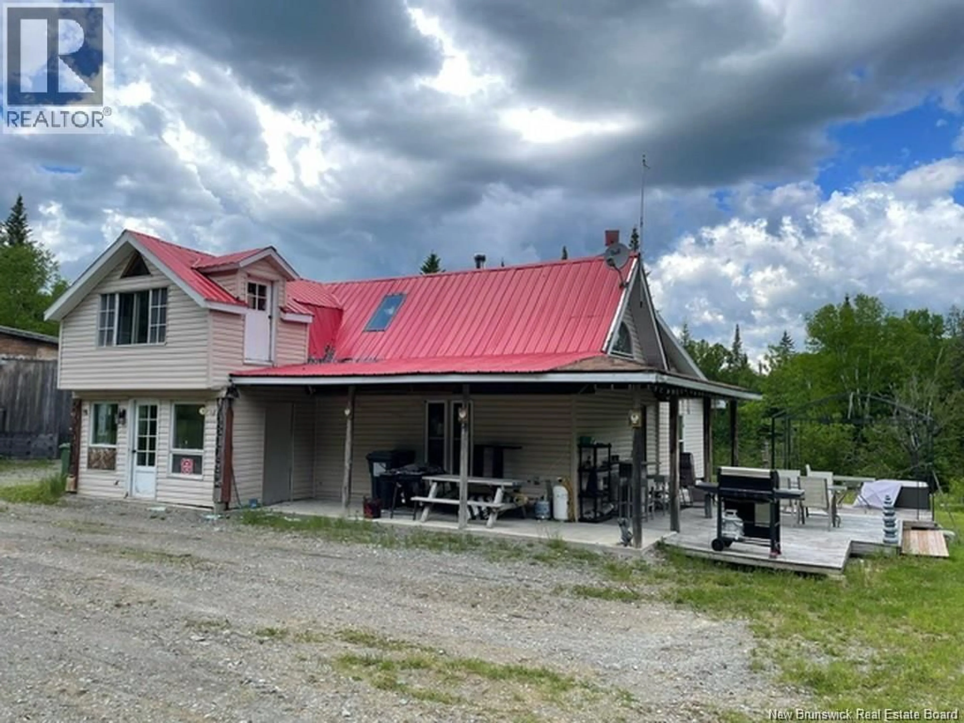 A pic from outside/outdoor area/front of a property/back of a property/a pic from drone, building for 1466 PARADIS ROAD, Saint-Jacques New Brunswick E7B2W5