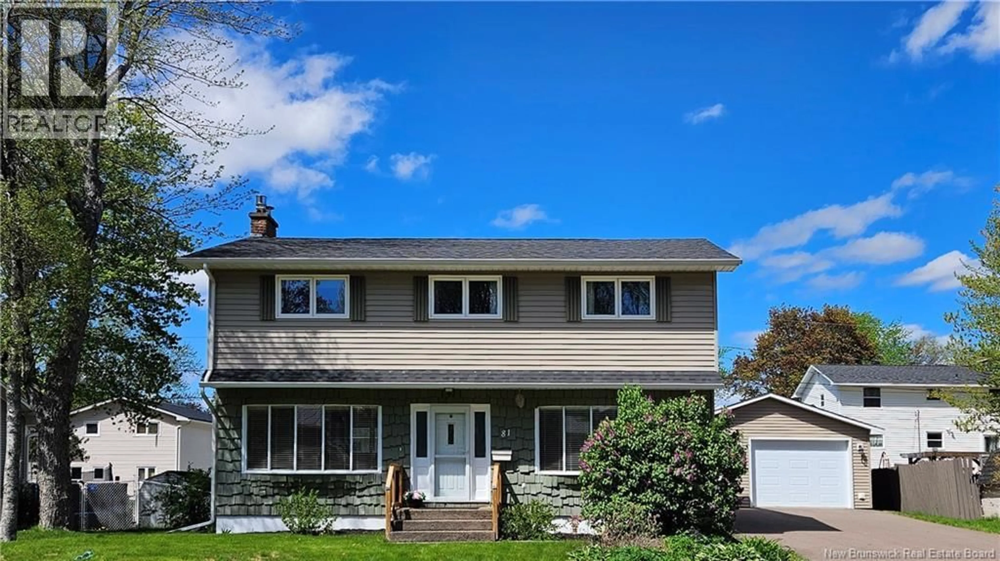 Home with vinyl exterior material, street for 81 BERKLEY DRIVE, Riverview New Brunswick E1B2L4