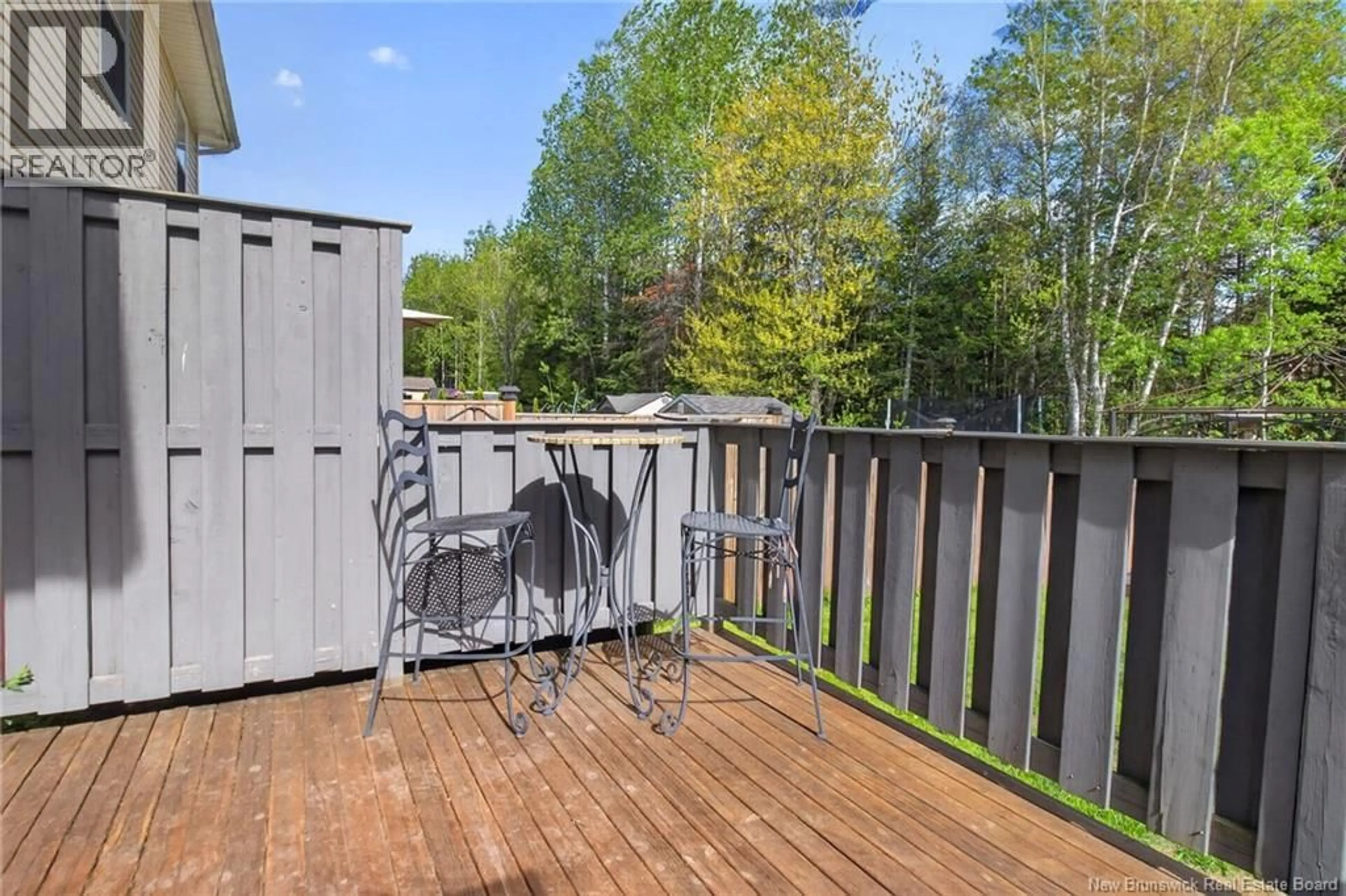 Patio, forest/trees view for 104 CHIANTI STREET, Dieppe New Brunswick E1A8V8