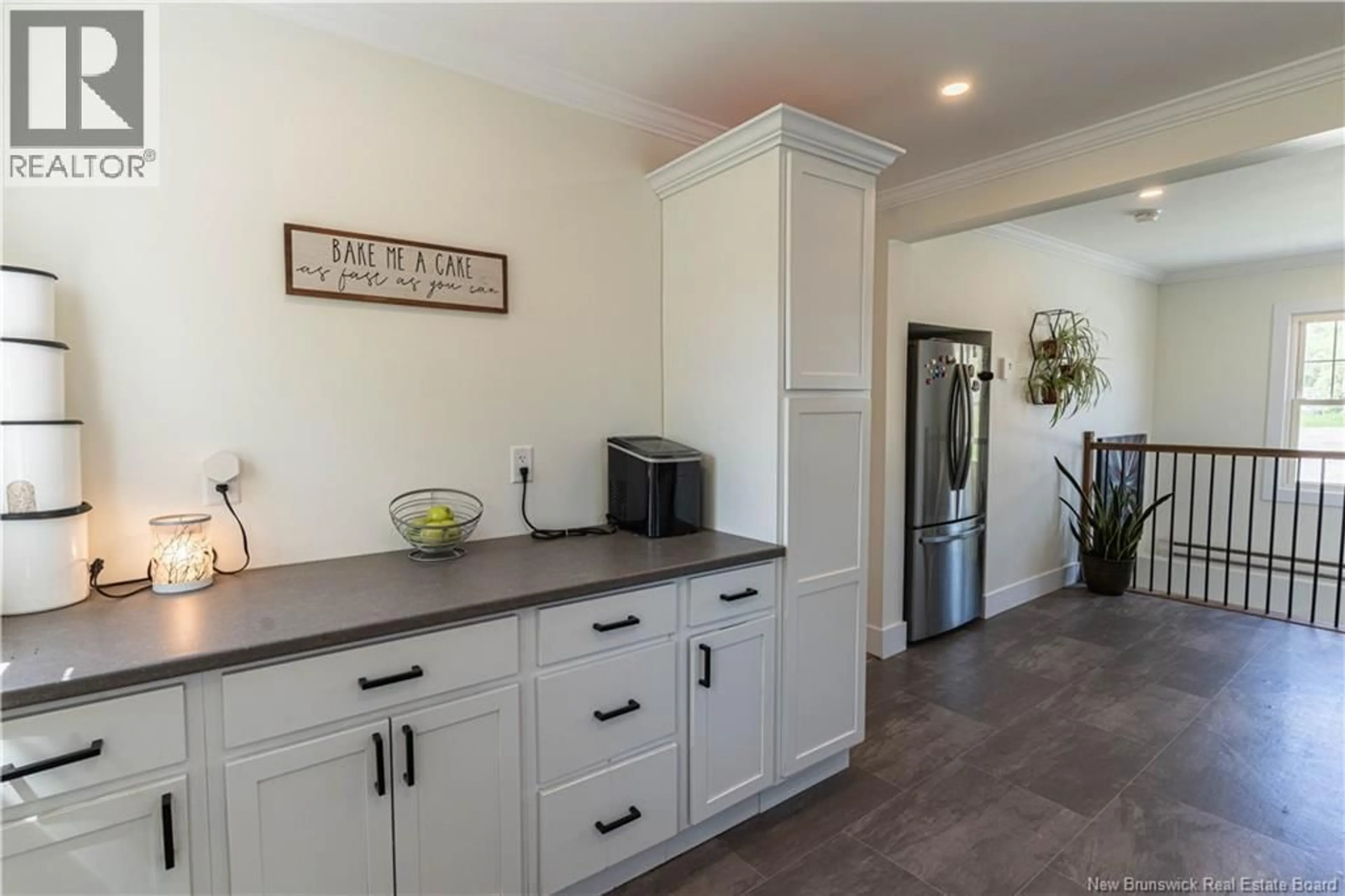 Open concept kitchen, ceramic/tile floor for 146 BURNS ST, Miramichi New Brunswick E1V1H9