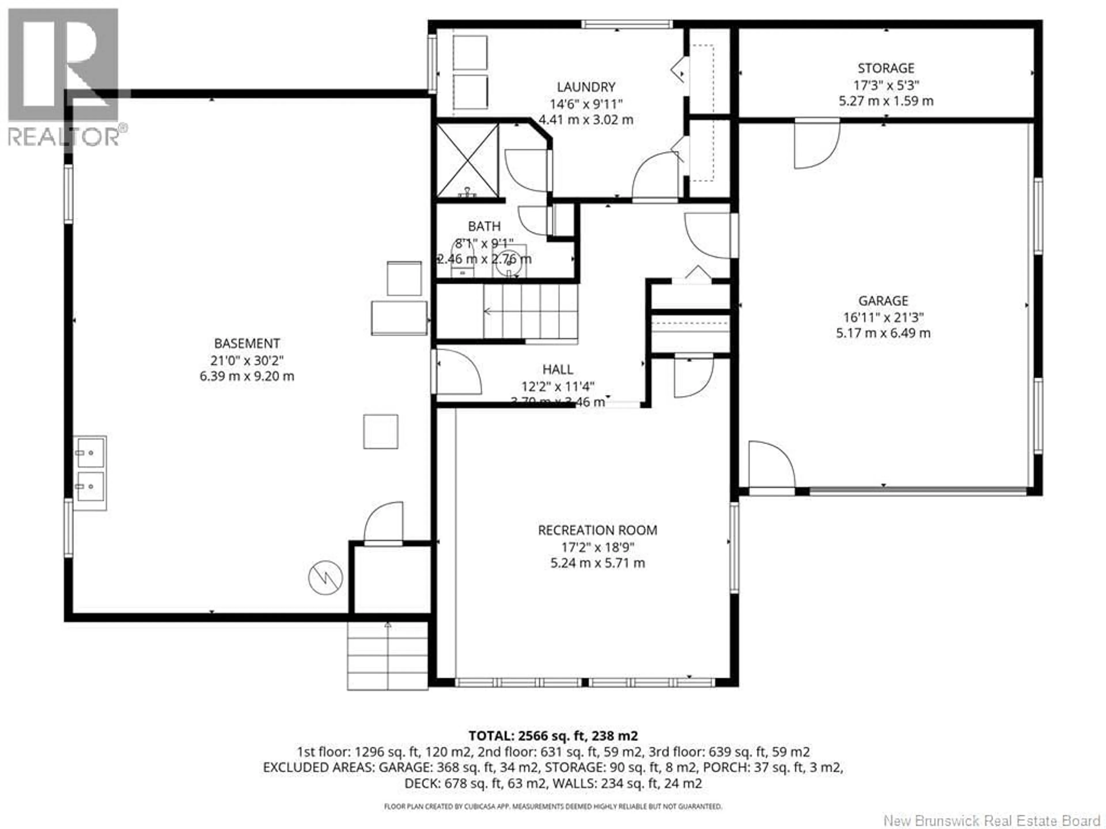 Floor plan for 31 MACBEATH COURT, Tide Head New Brunswick E3N4G5