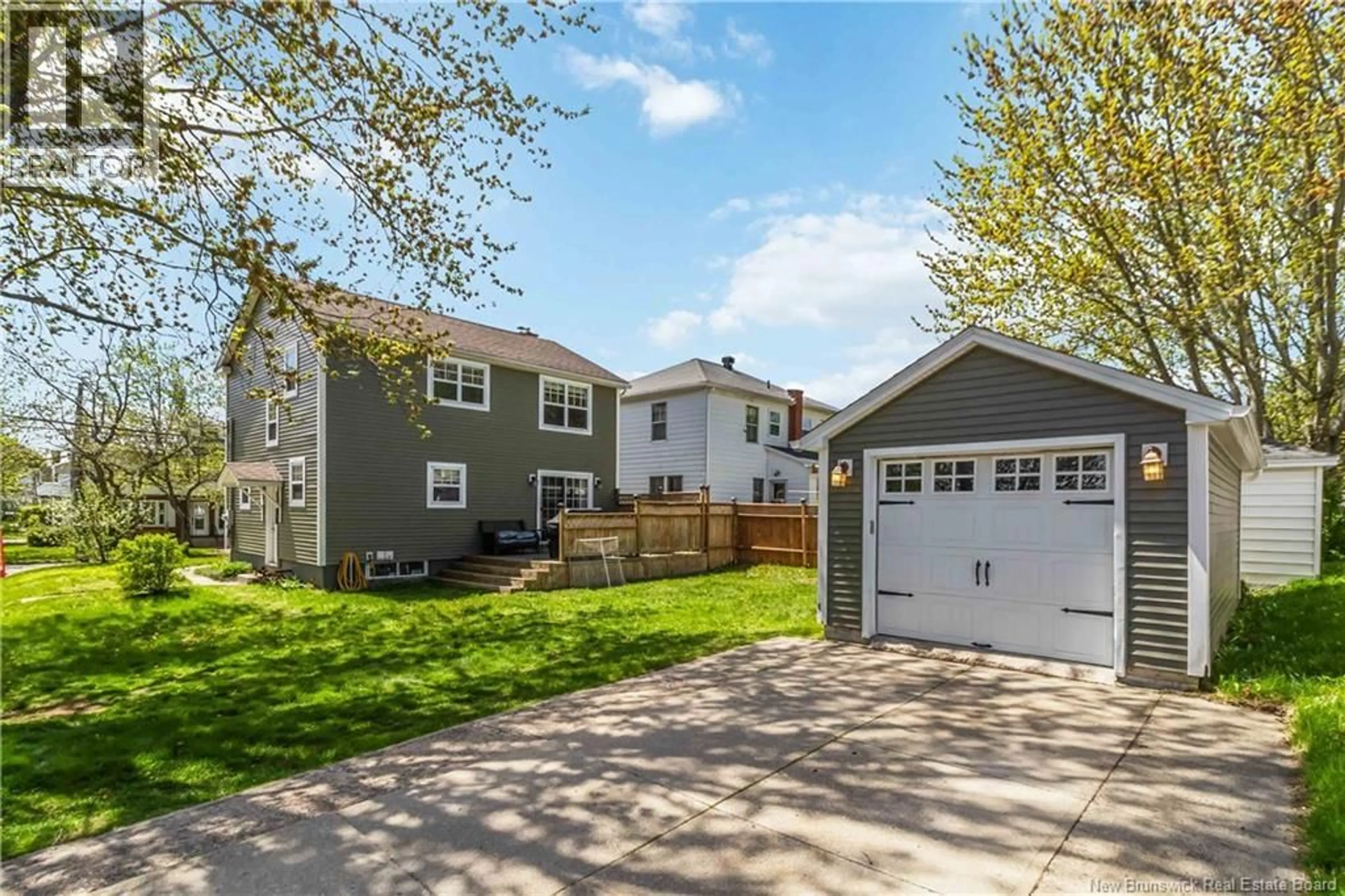 Home with vinyl exterior material, street for 73 BURLINGTON AVENUE, Moncton New Brunswick E1E1Z4