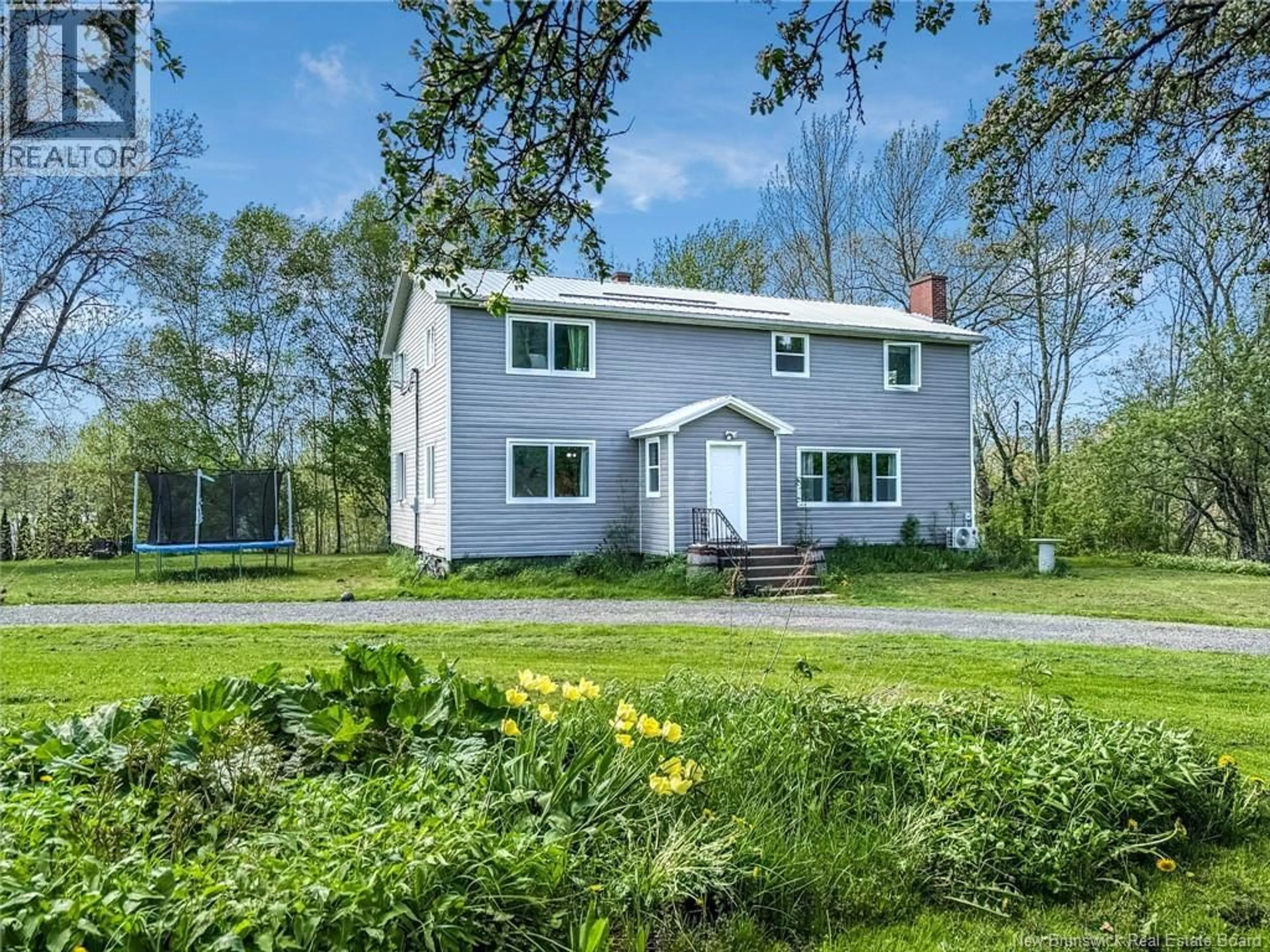 Home with vinyl exterior material, street for 1898 WATERSIDE DRIVE, Cambridge-Narrows New Brunswick E4C1Z1
