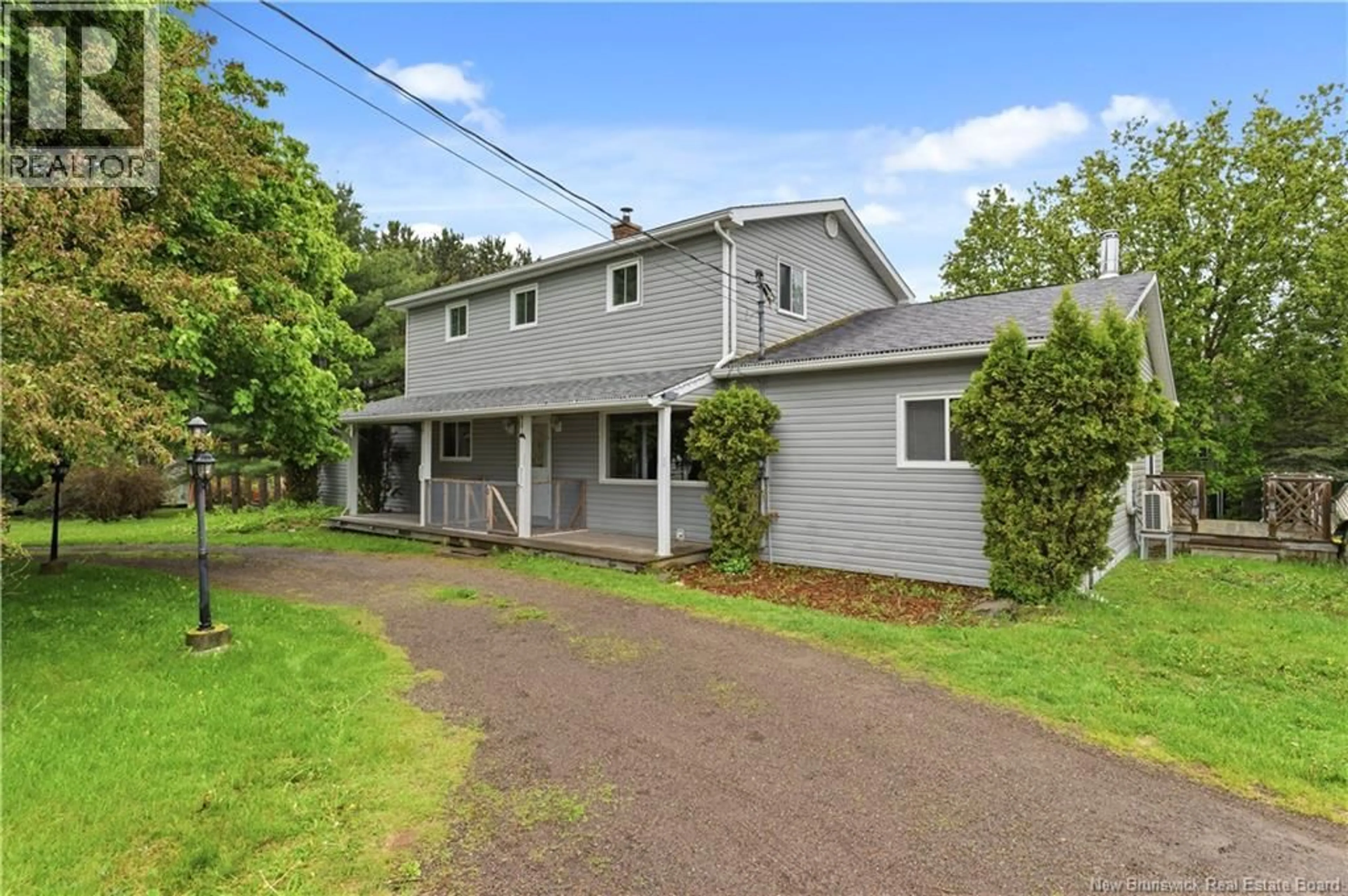 A pic from outside/outdoor area/front of a property/back of a property/a pic from drone, street for 245 ROACHVILLE, Roachville New Brunswick E4G2J5